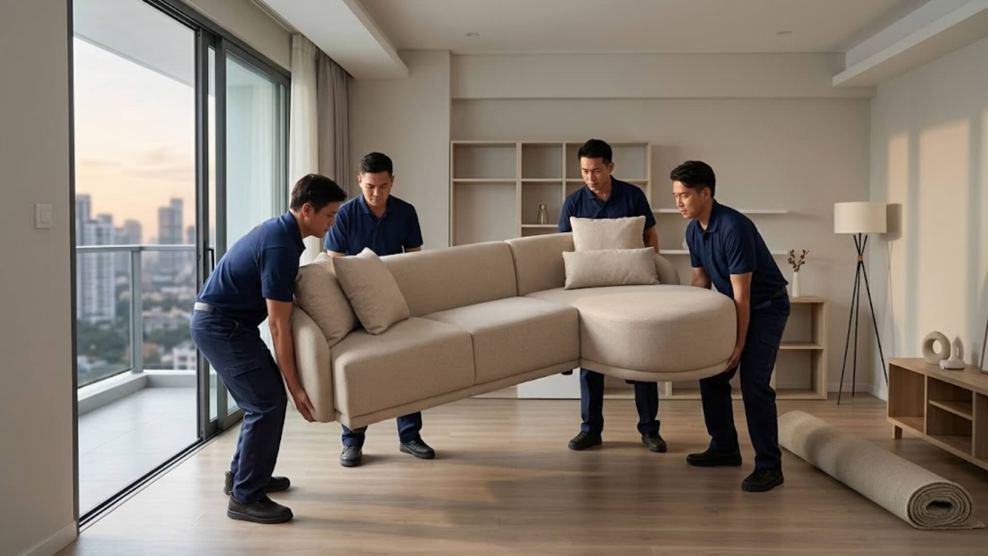 Chính sách giao và lắp đặt sofa tại TPHCM