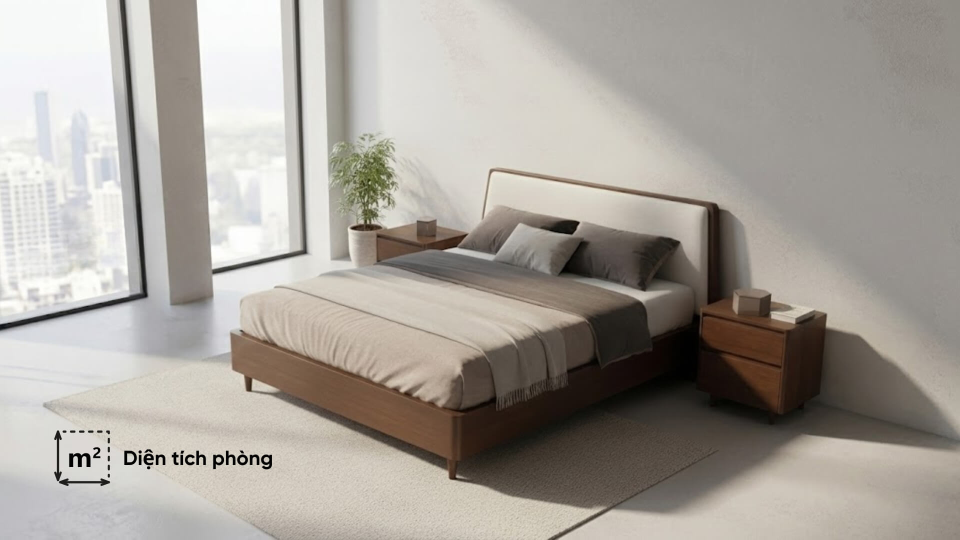 Chọn giường ngủ Hàn Quốc theo diện tích phòng