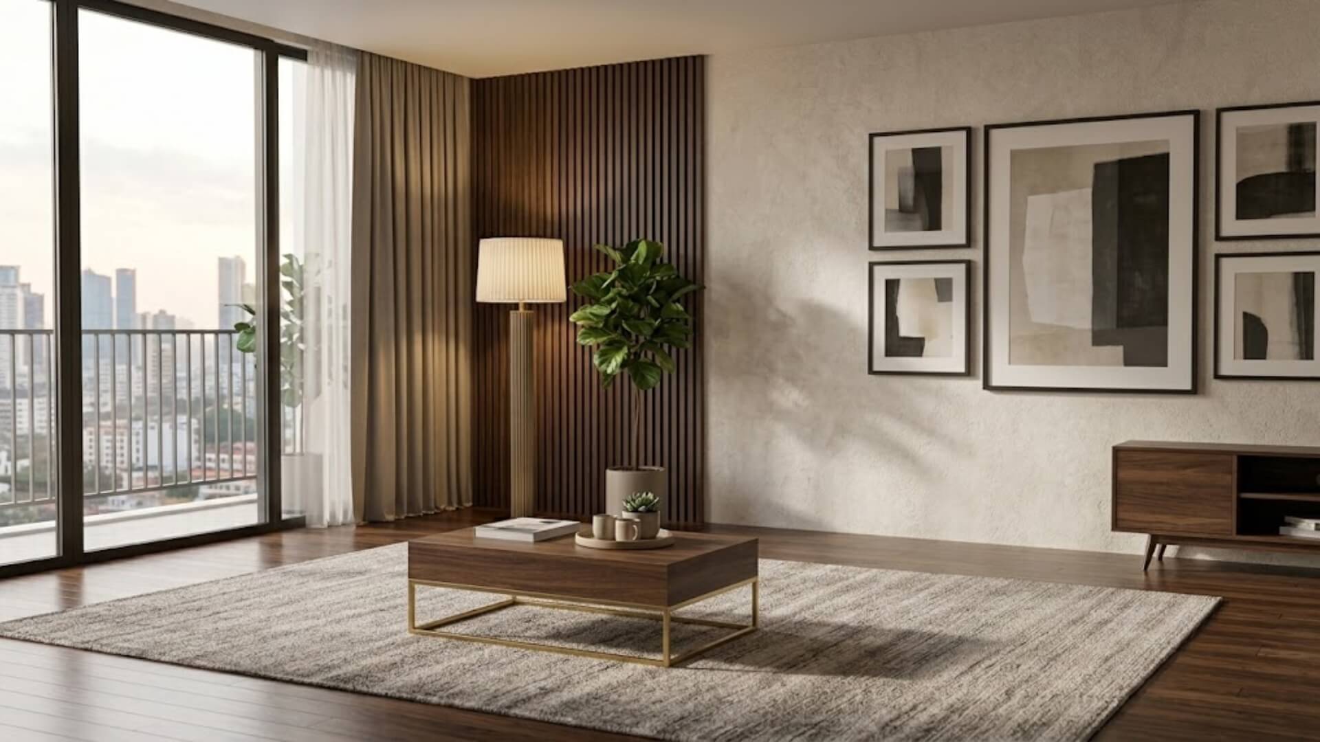 Chọn kích thước sofa theo diện tích phòng khách