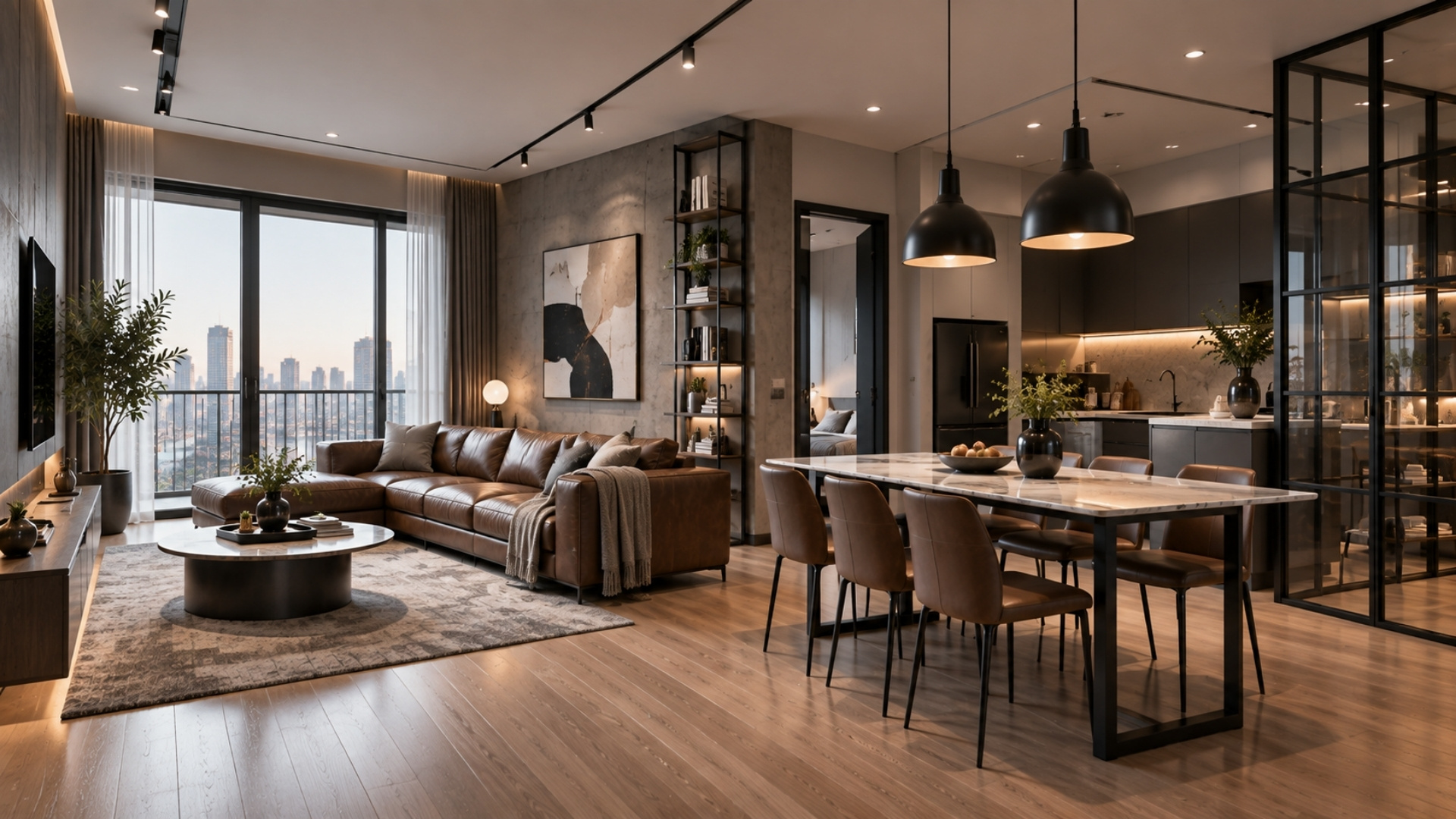 Công thức 70-30 ứng dụng phong cách Urban cho căn hộ