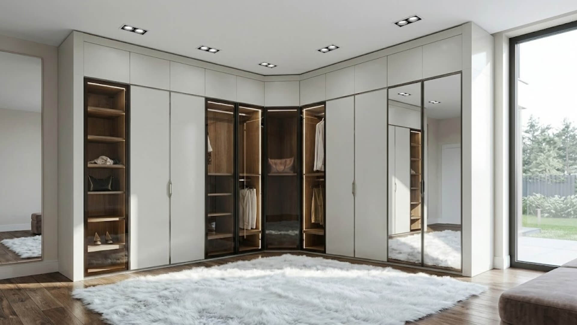 Đo trần và mảng tường trước khi chọn tủ quần áo Hàn Quốc