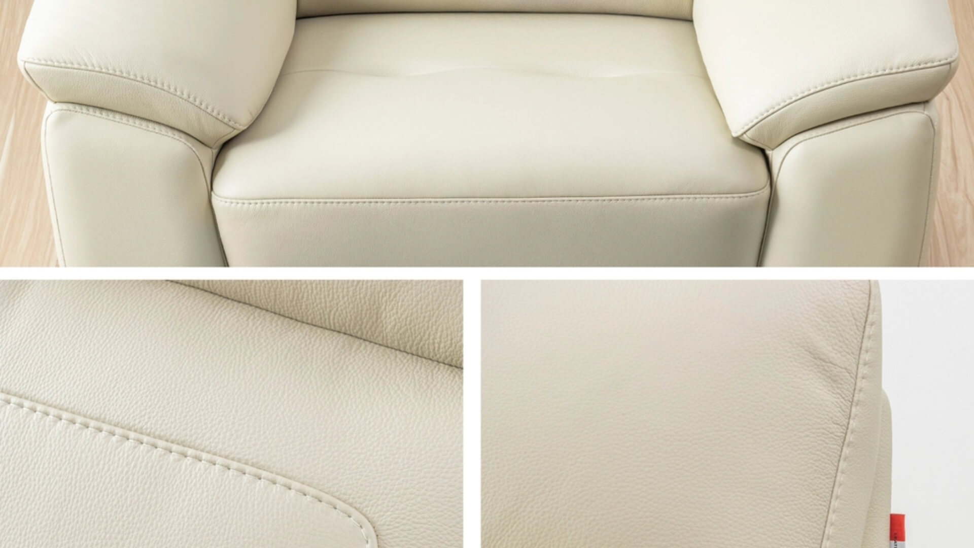 Đường may cho thấy mức độ hoàn thiện của sofa
