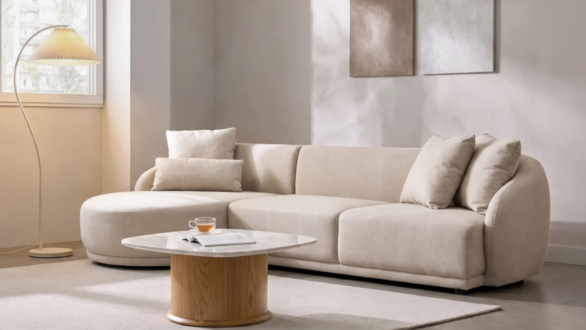 ghế sofa chữ L được nhiều gia đình lựa chọn