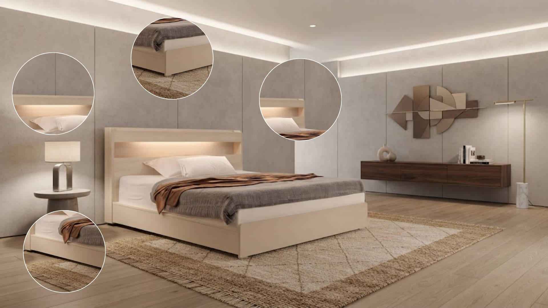 giá của các mẫu giường gỗ cao cấp có thể khác nhau
