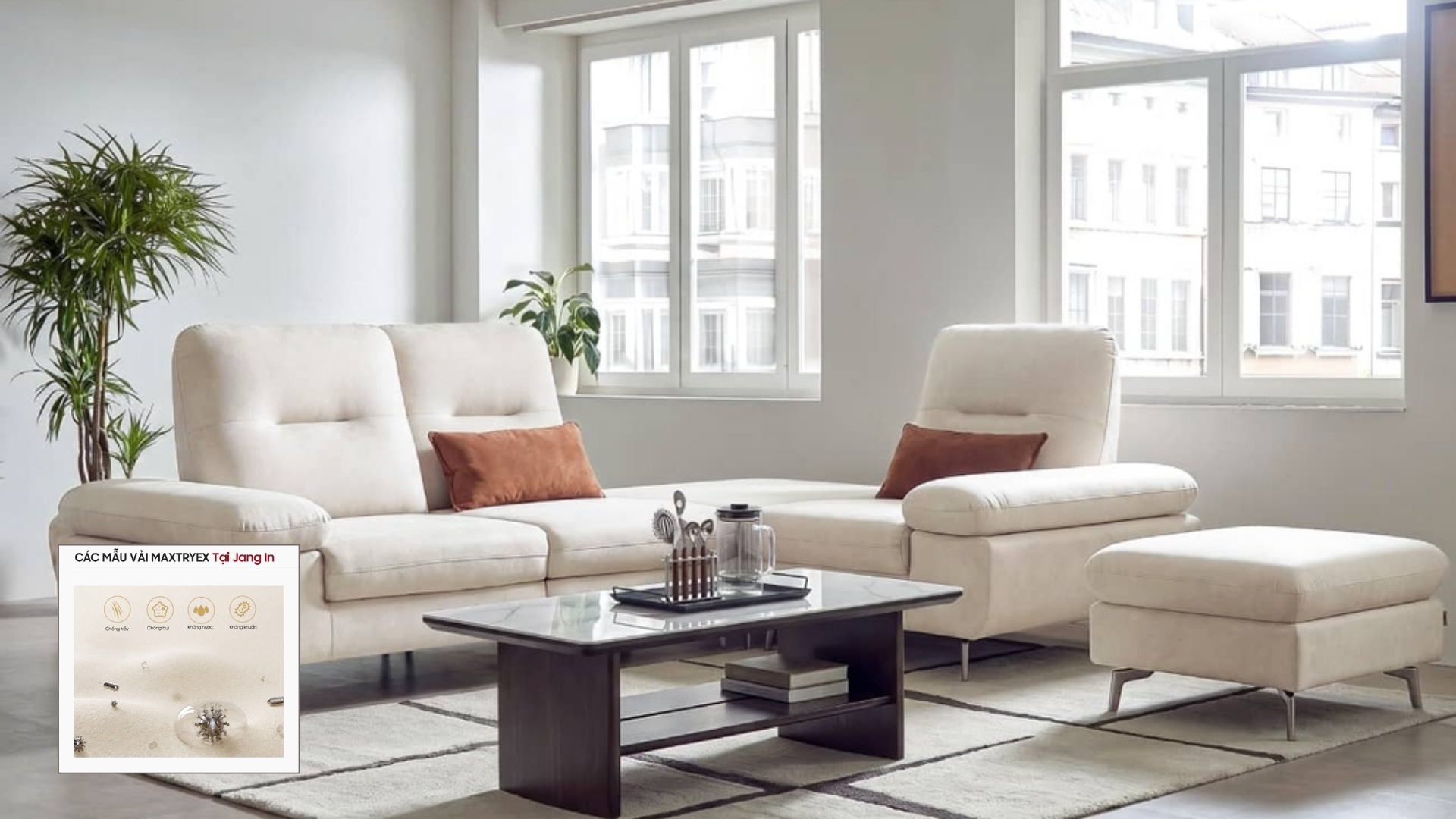 Giải pháp thay thế sofa vải nỉ