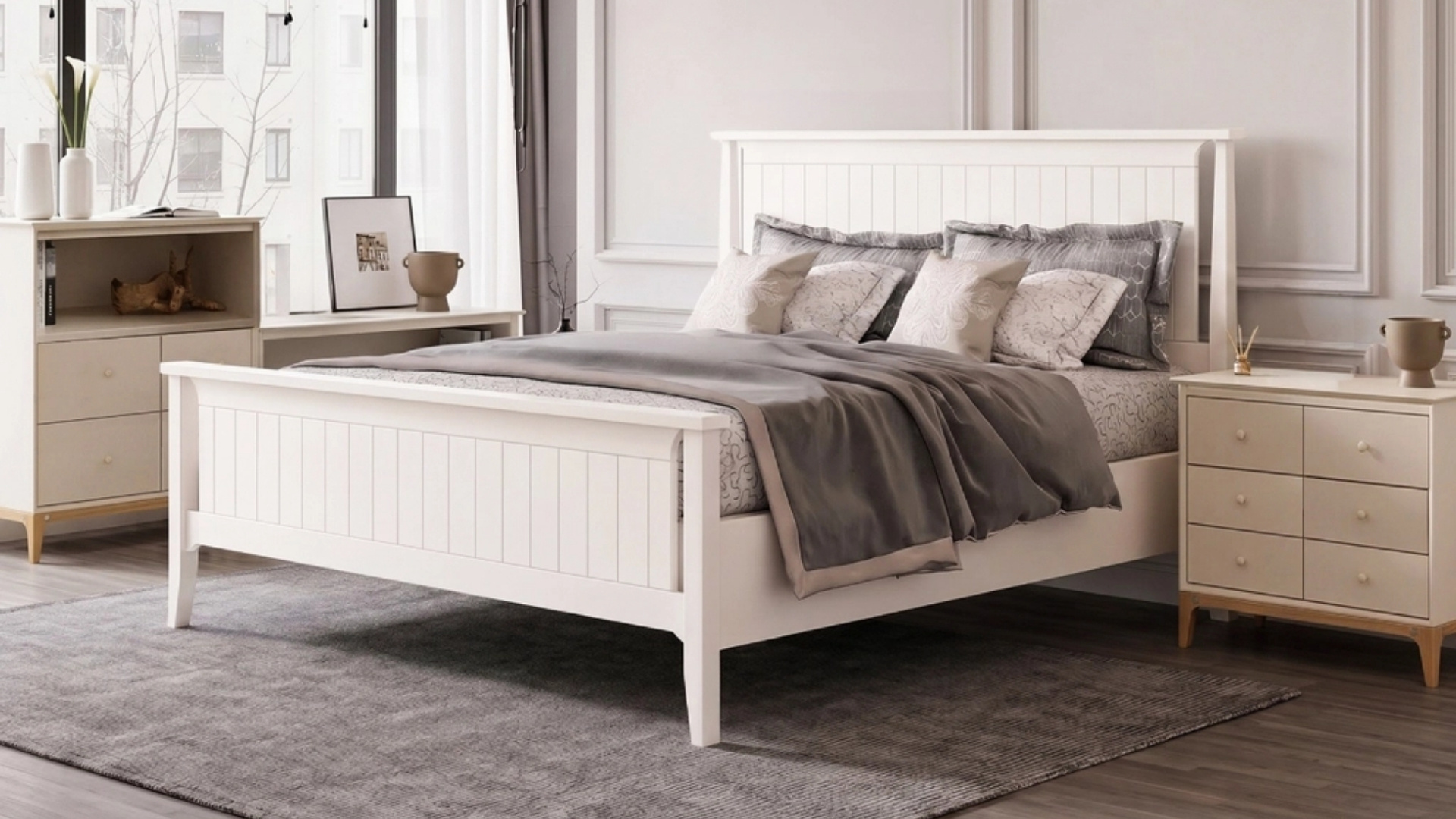 Giường ngủ Daily White 1.8m