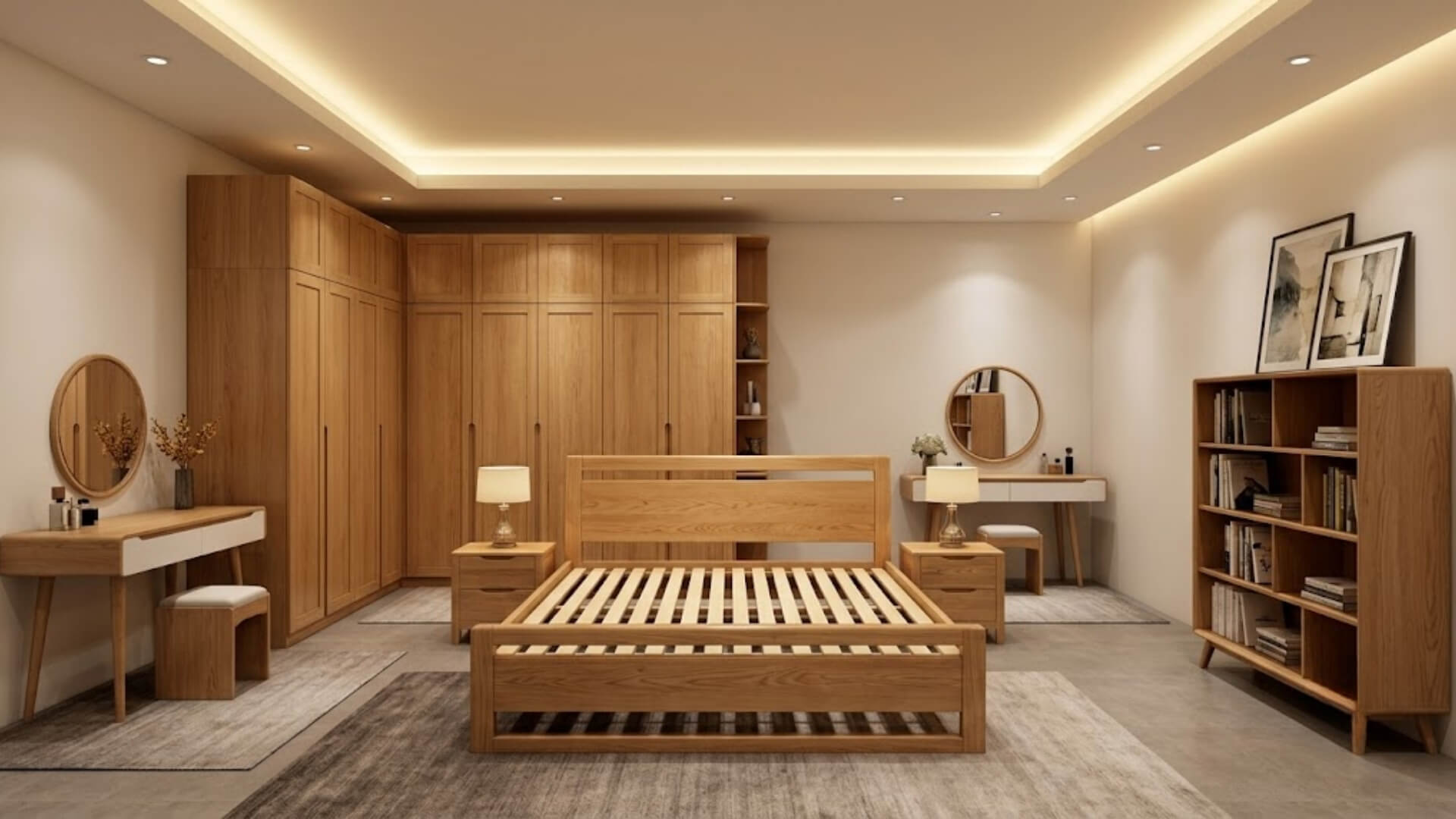 Giường ngủ gỗ sồi là gì?