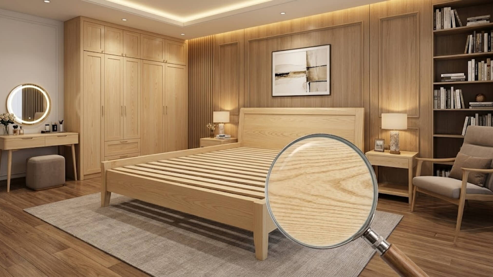 Giường ngủ gỗ sồi Nga là gì?