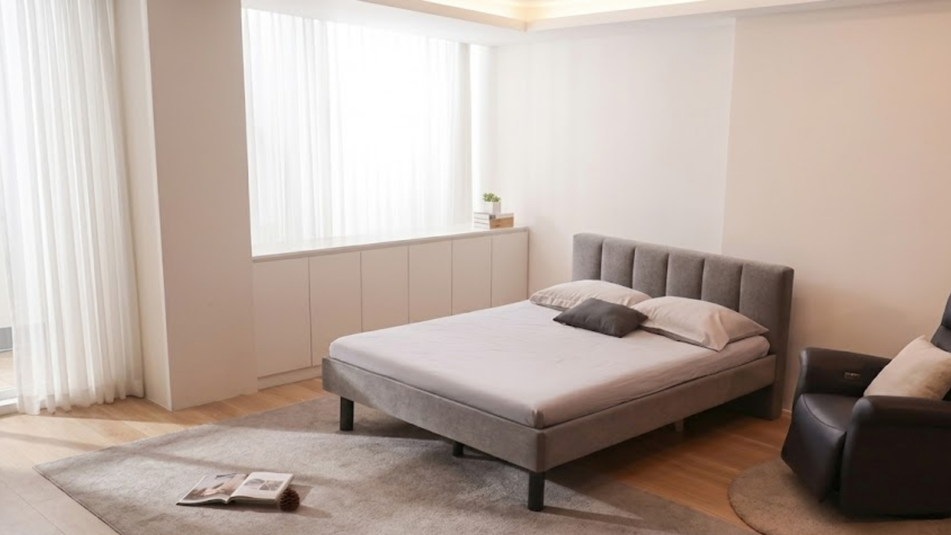 Giường ngủ vải Coziel 1.8m