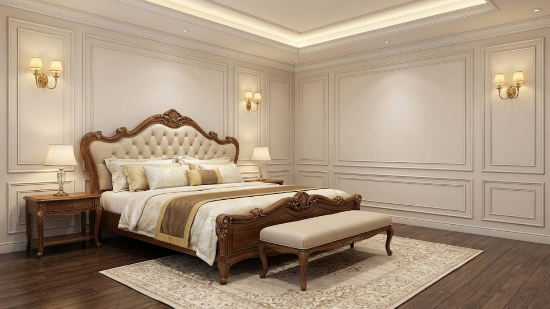 Chọn chất liệu giường tân cổ điển như thế nào