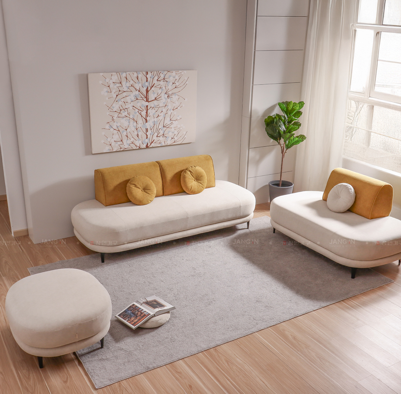 SOFA VẢI JOY - phòng khách - Jang In