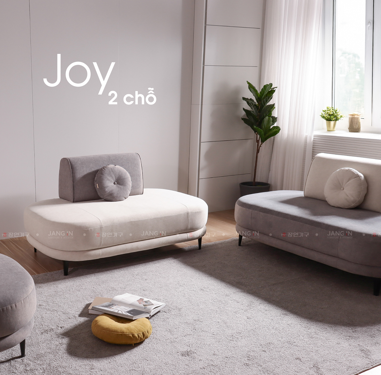 SOFA VẢI JOY - phòng khách - Jang In