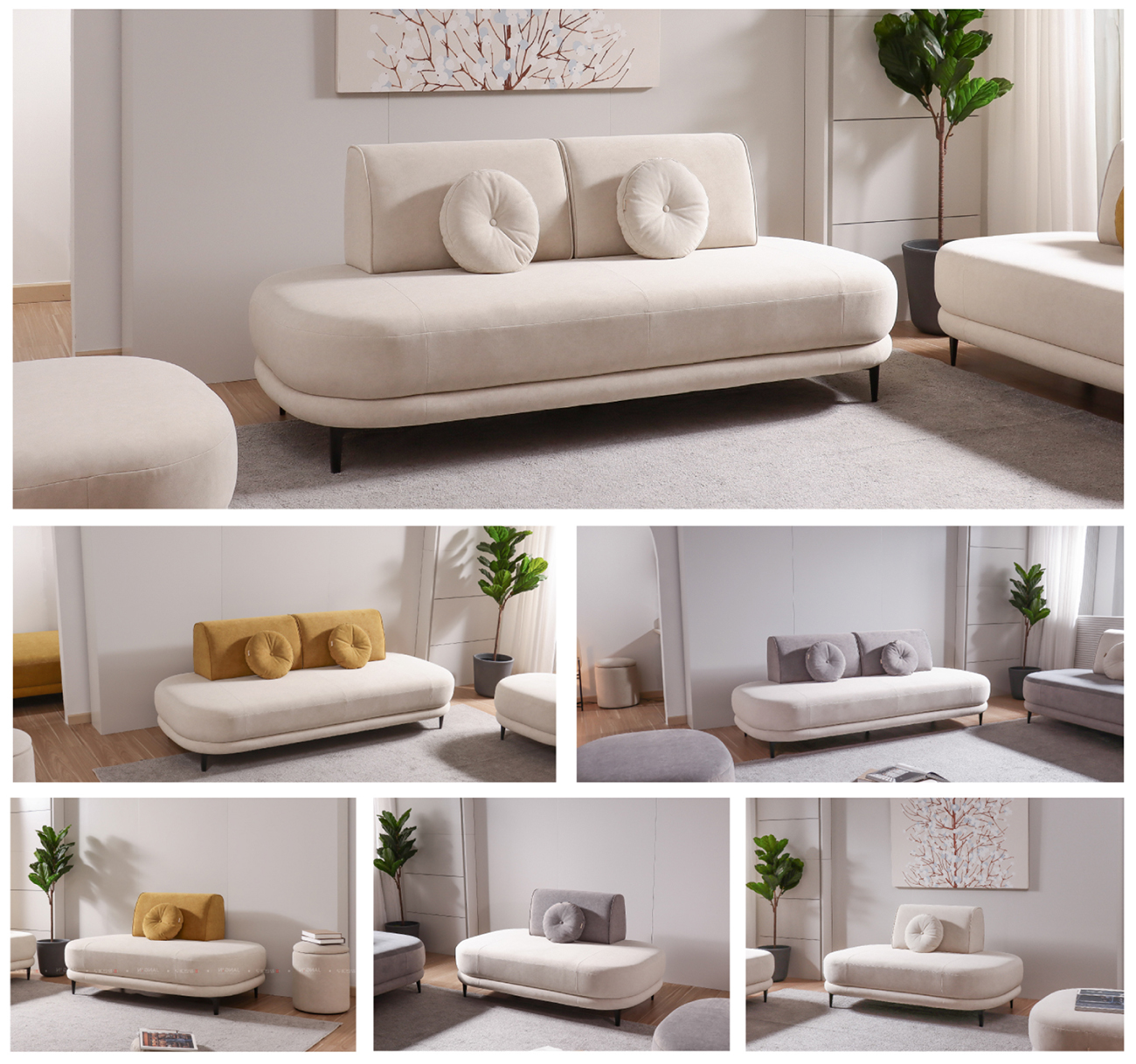SOFA VẢI JOY - phòng khách - Jang In