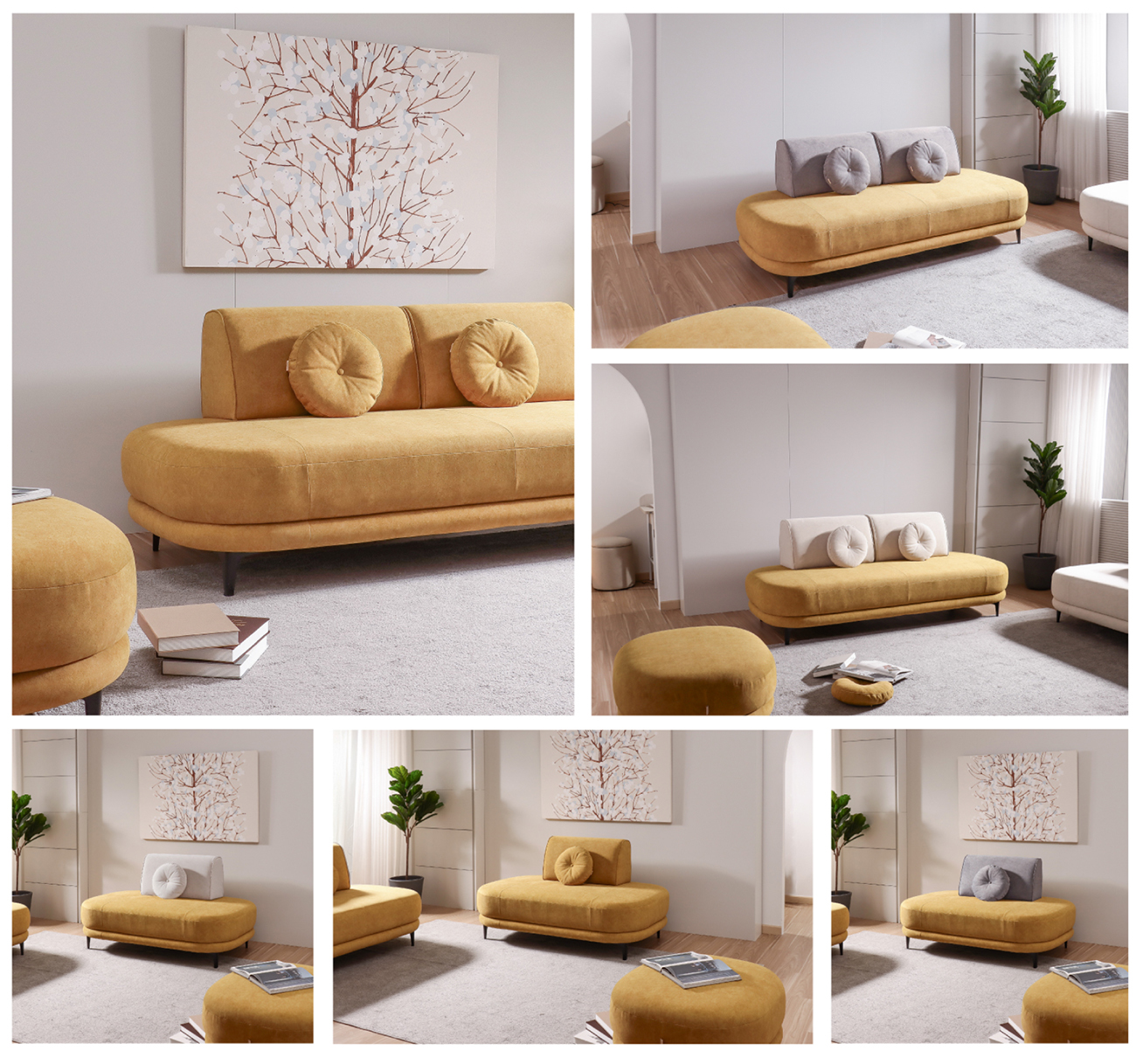 SOFA VẢI JOY - phòng khách - Jang In