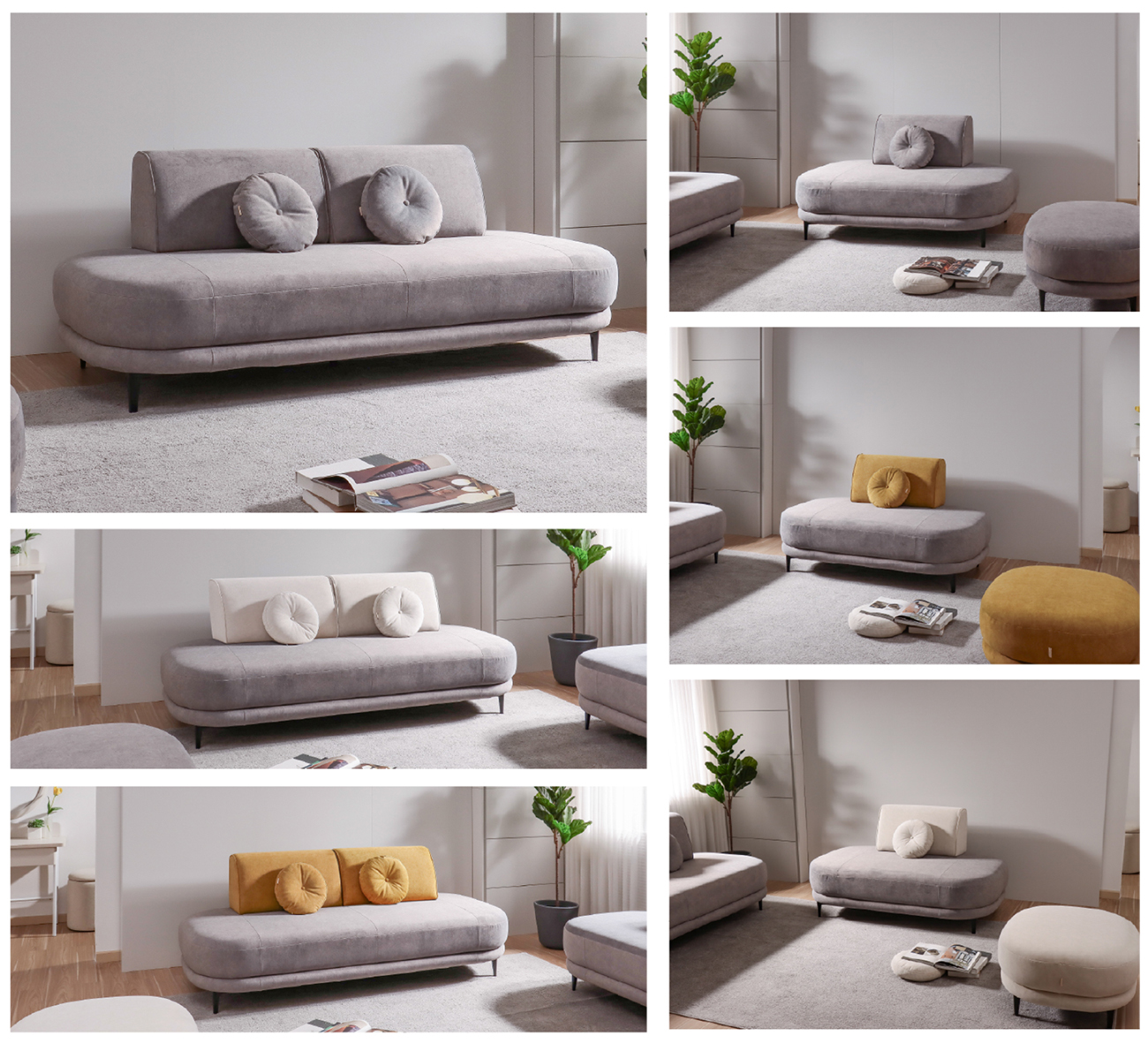 SOFA VẢI JOY - phòng khách - Jang In