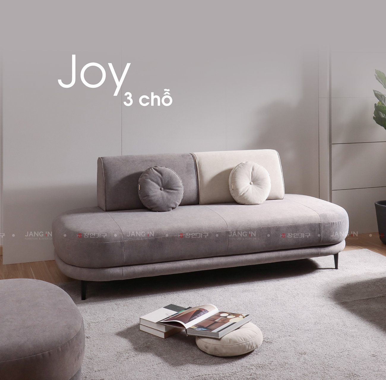SOFA VẢI JOY - phòng khách - Jang In