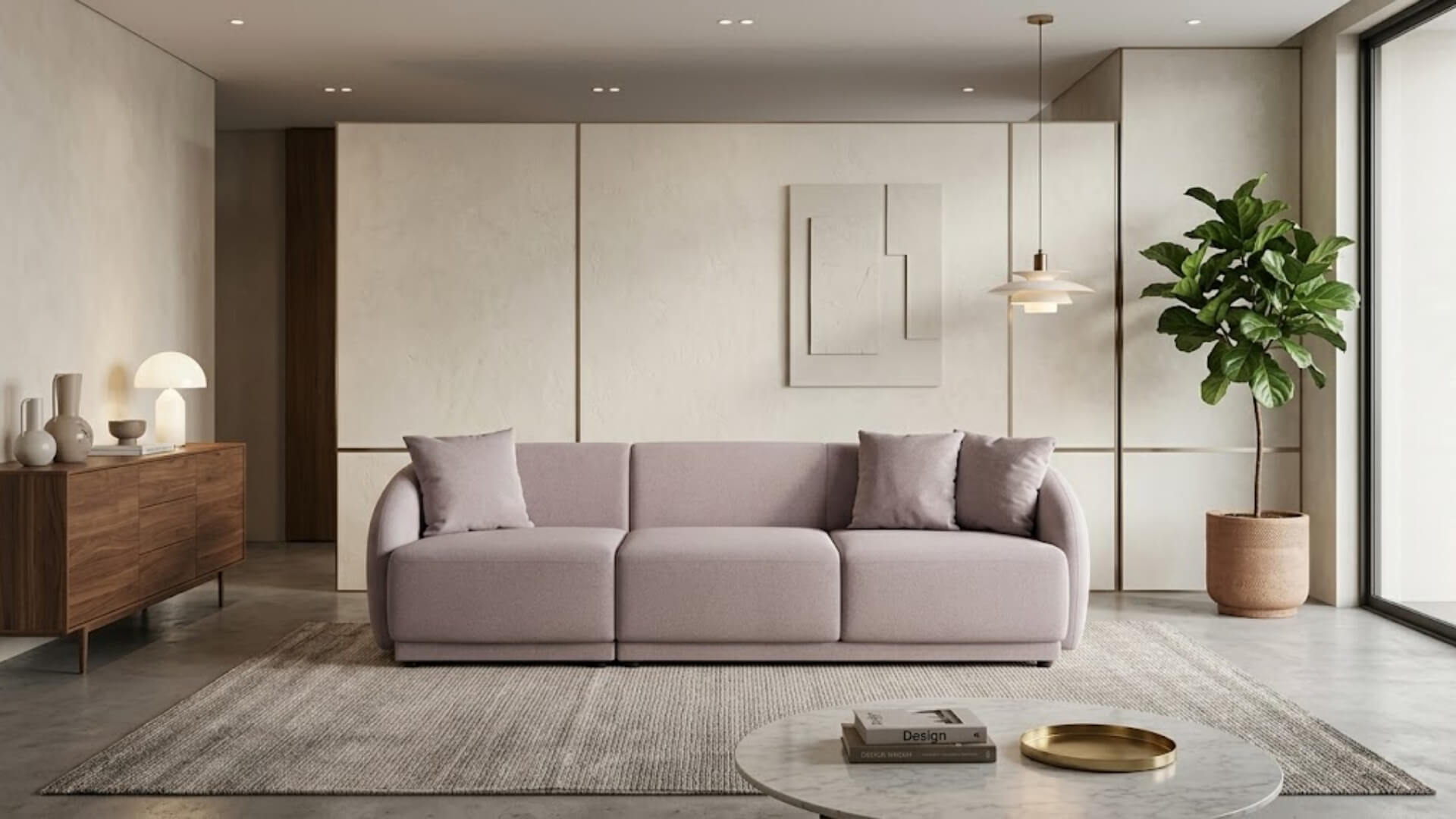 Kích thước sofa chữ I 4 chỗ
