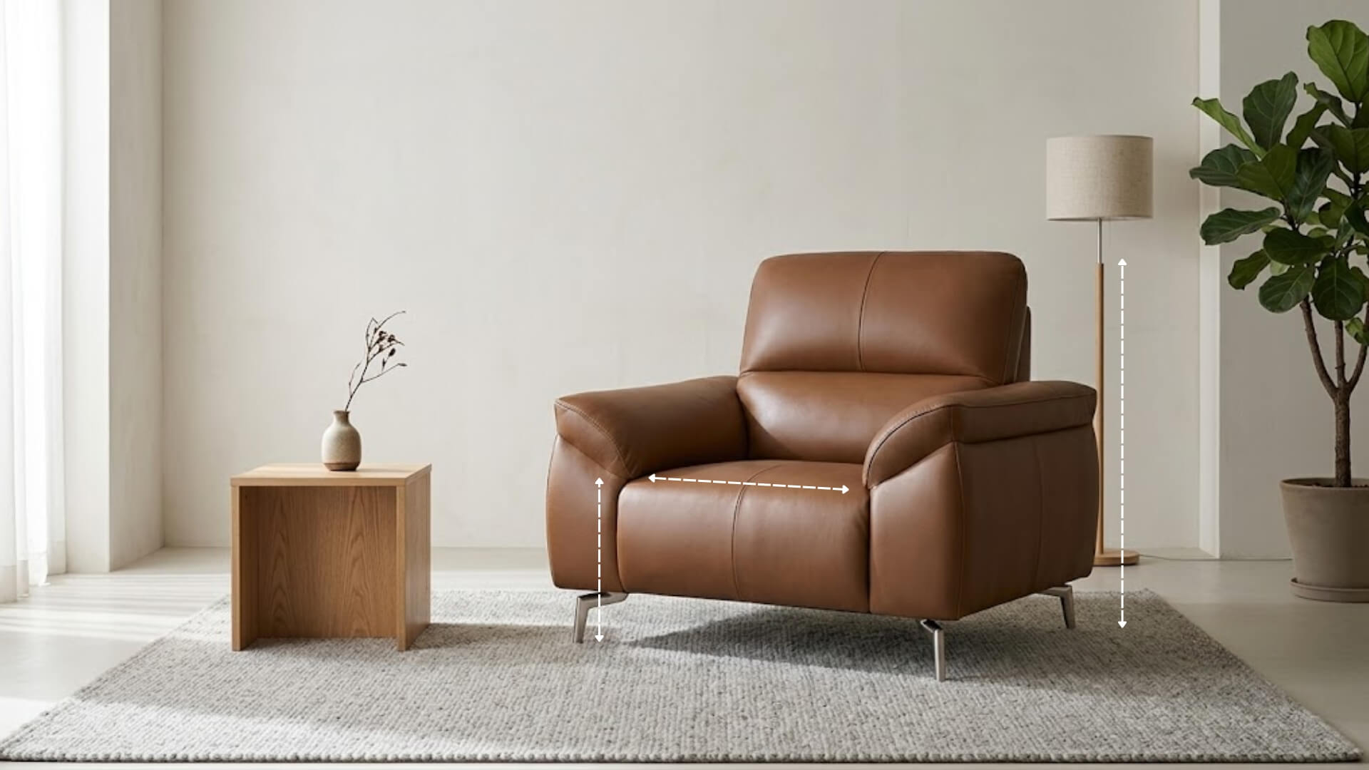 Kích thước sofa đơn tiêu chuẩn là bao nhiêu?