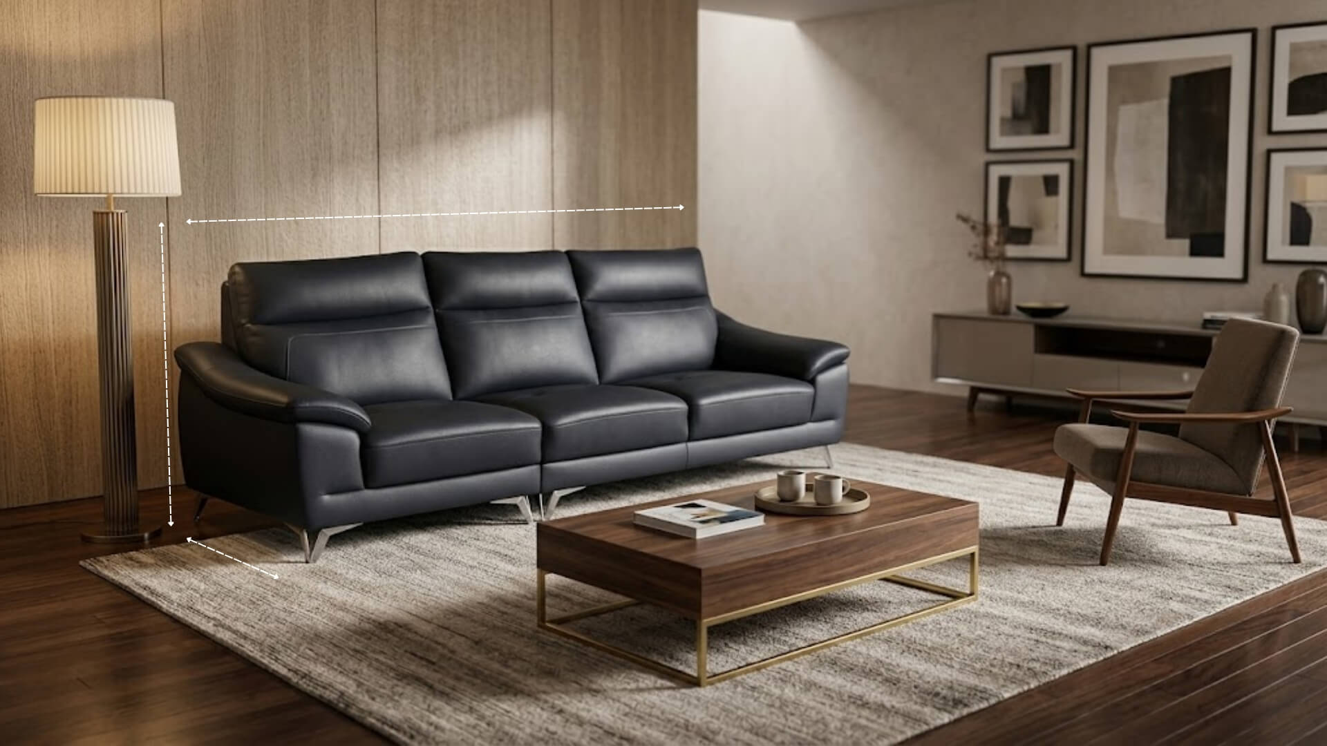 Kích thước sofa tiêu chuẩn