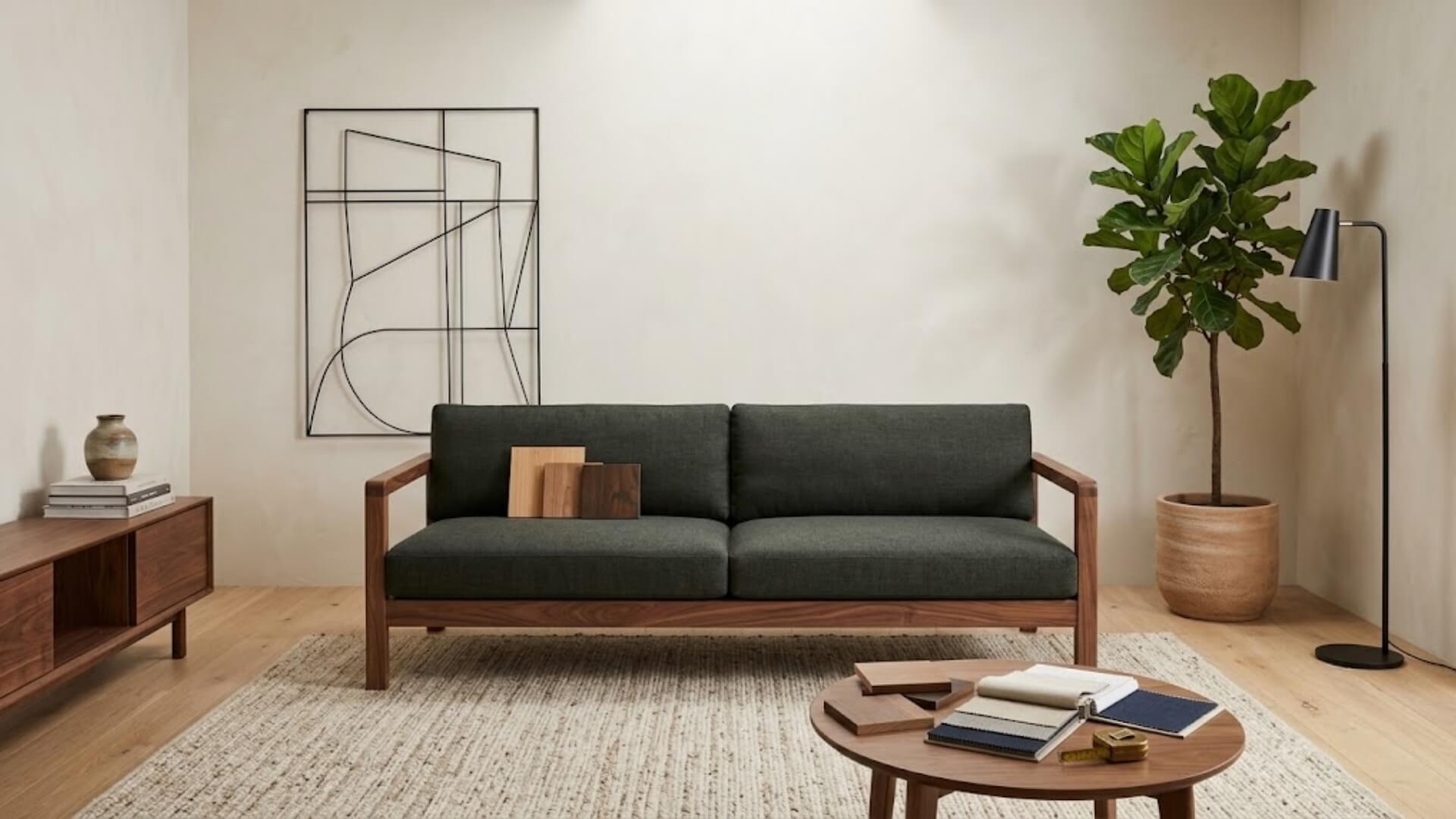 Kinh nghiệm chọn sofa gỗ óc chó phù hợp