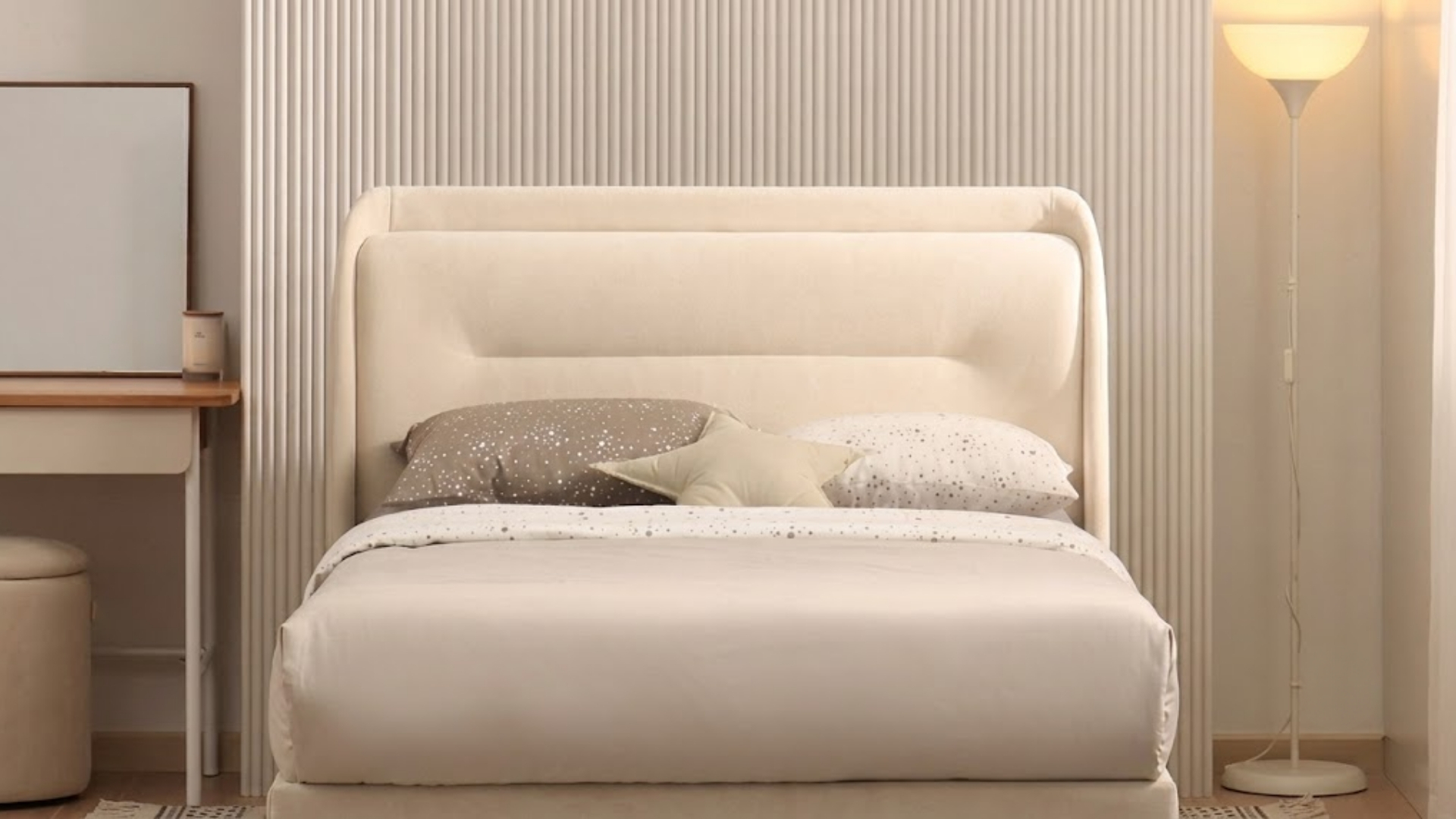Kinh nghiệm mua giường ngủ bọc vải
