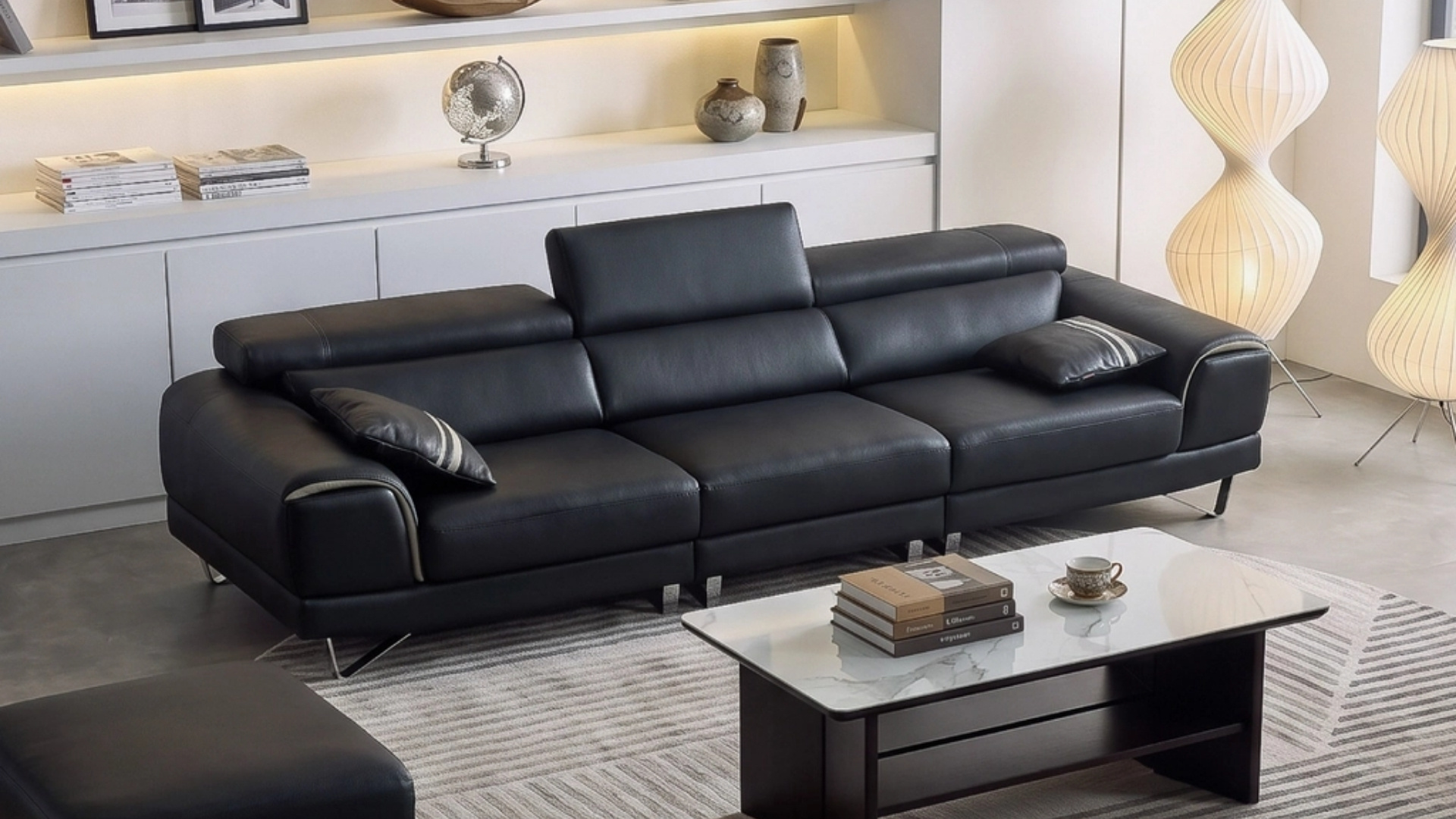 mẫu sofa 4 chỗ đẹp, hiện đại