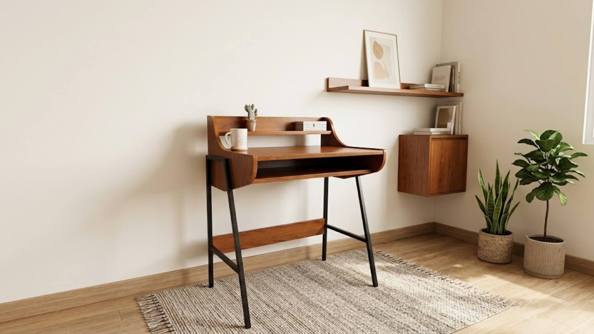 Nhận biết đặc điểm của bàn làm việc kiểu Hàn Quốc