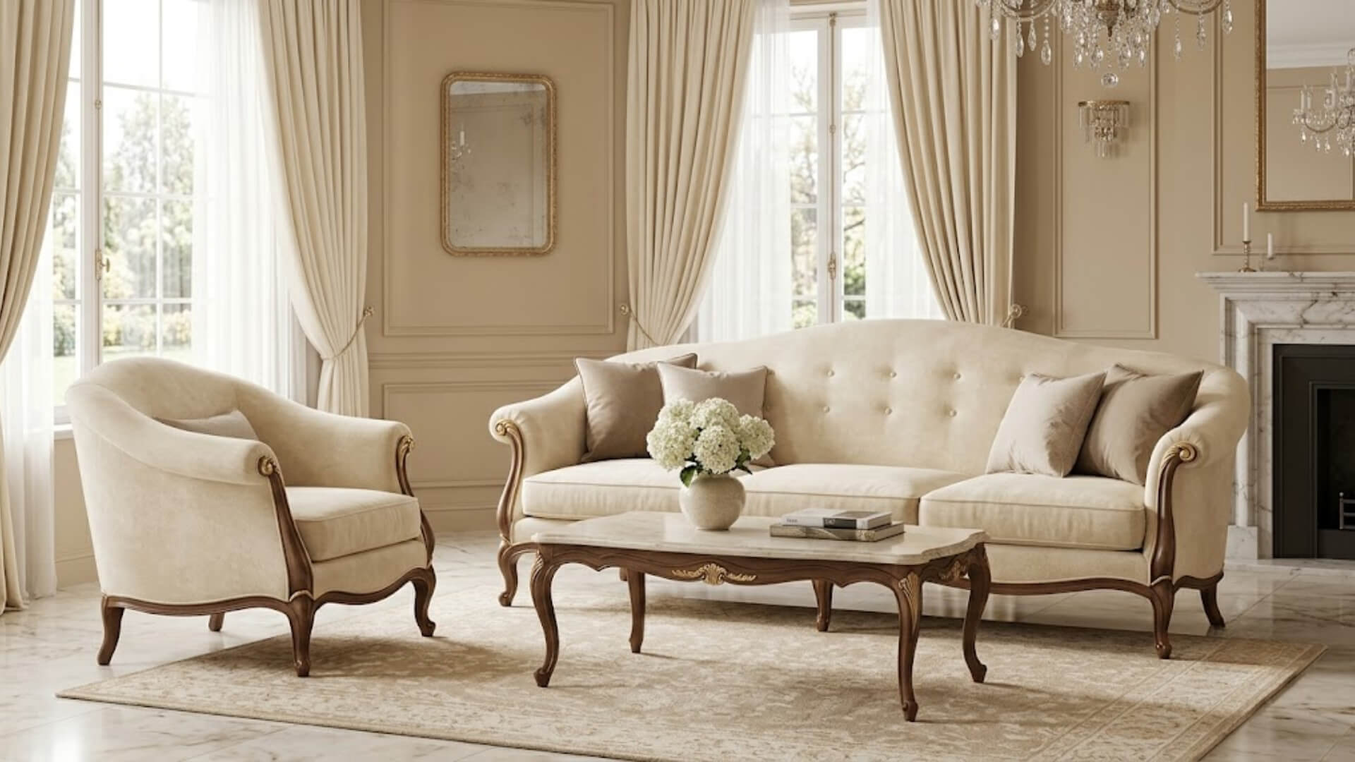 Những đặc điểm nhận diện sofa tân cổ điển