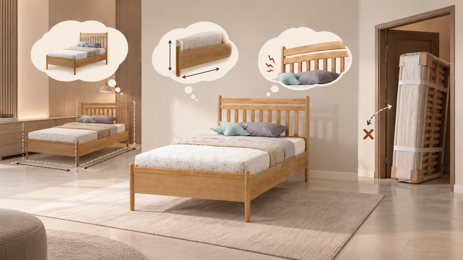 Những lỗi thường gặp khi chọn giường ngủ hiện đại