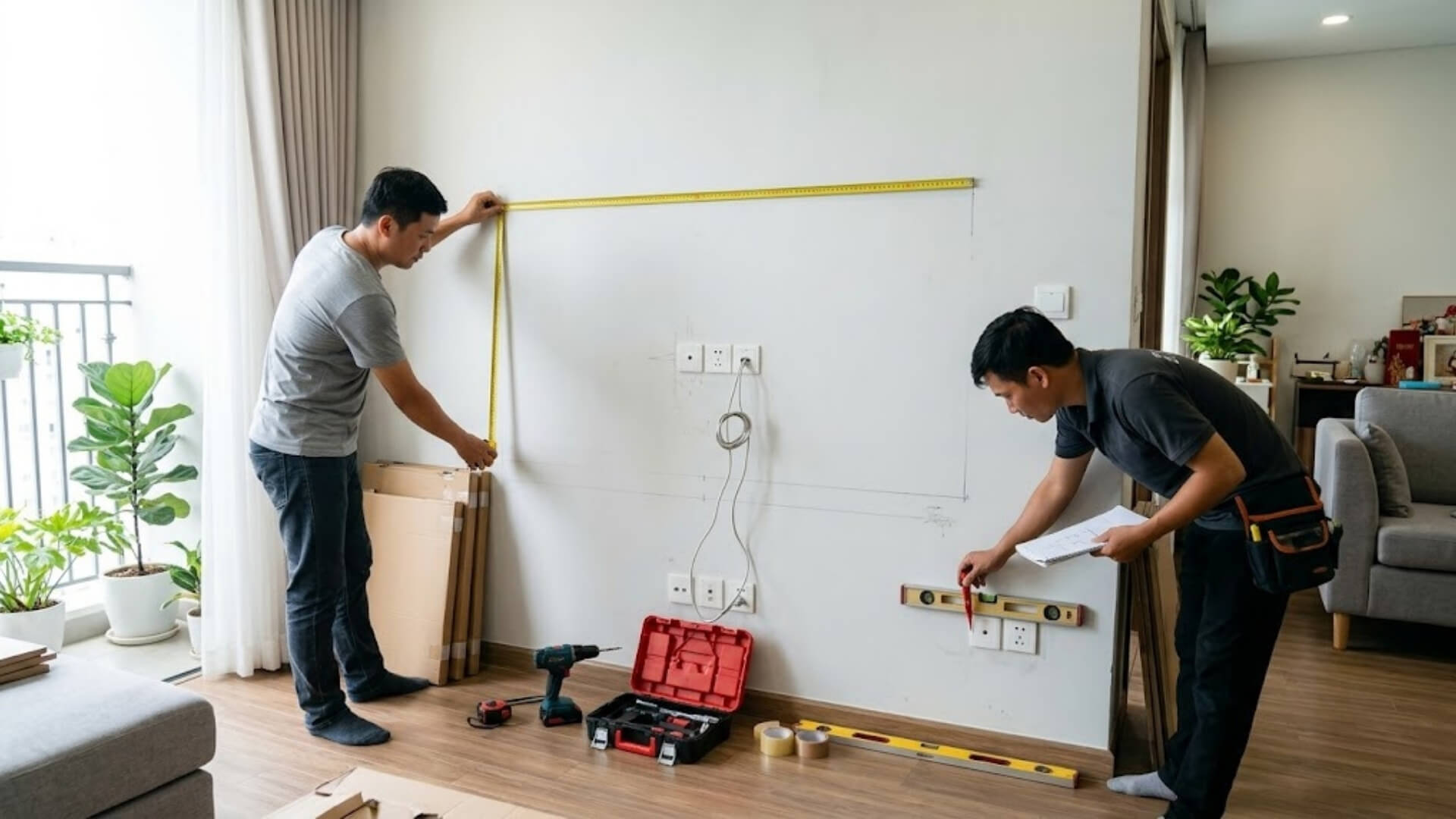 Những yếu tố cần kiểm tra trước khi lắp đặt hệ kệ TV