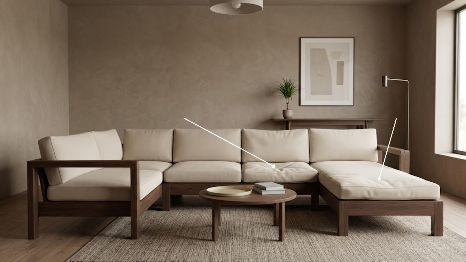 Nhược điểm của sofa gỗ chữ L