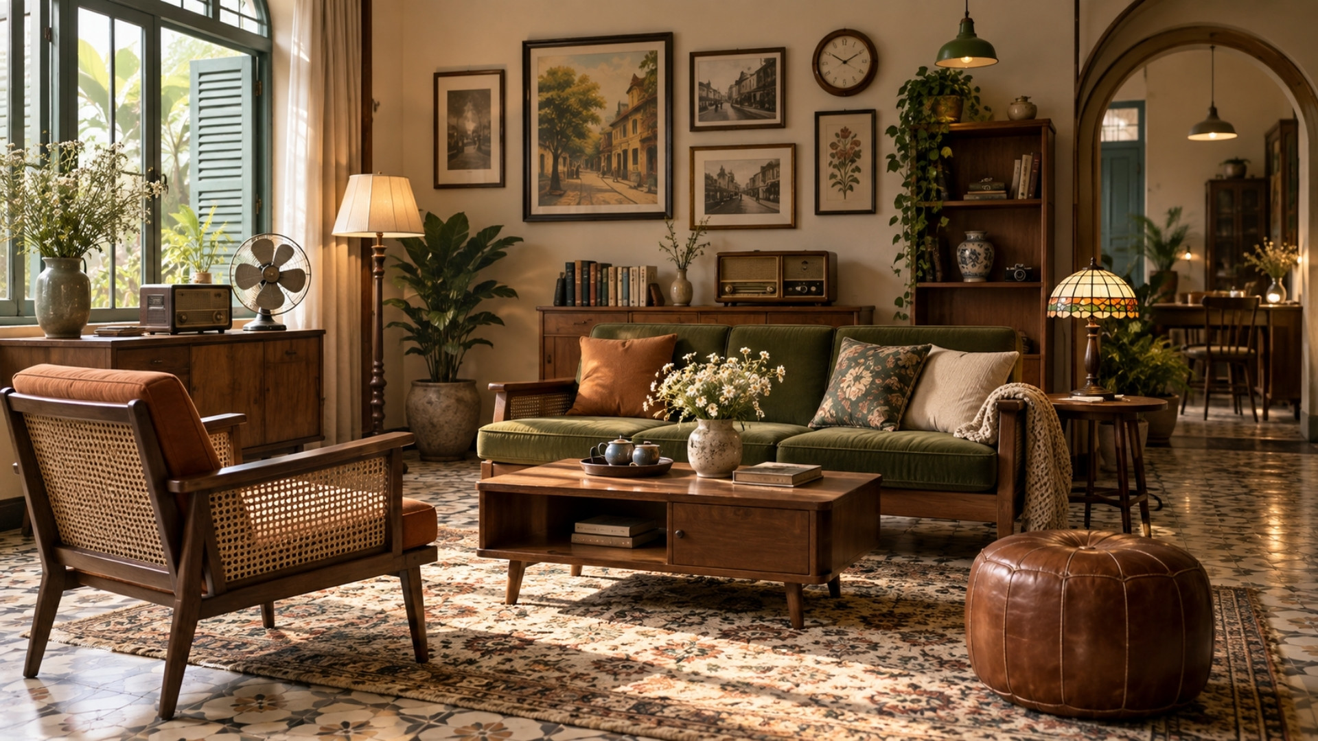 Nội thất phong cách vintage và retro là gì