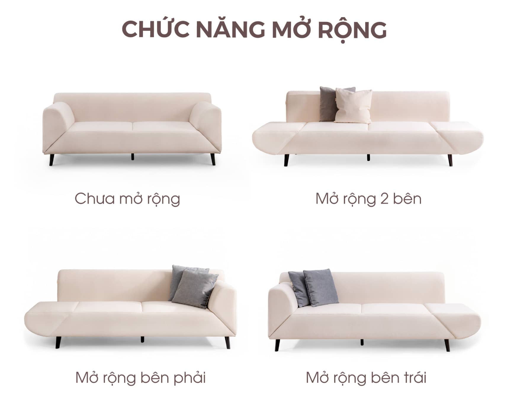 Sofa Vải Revola chi tiết