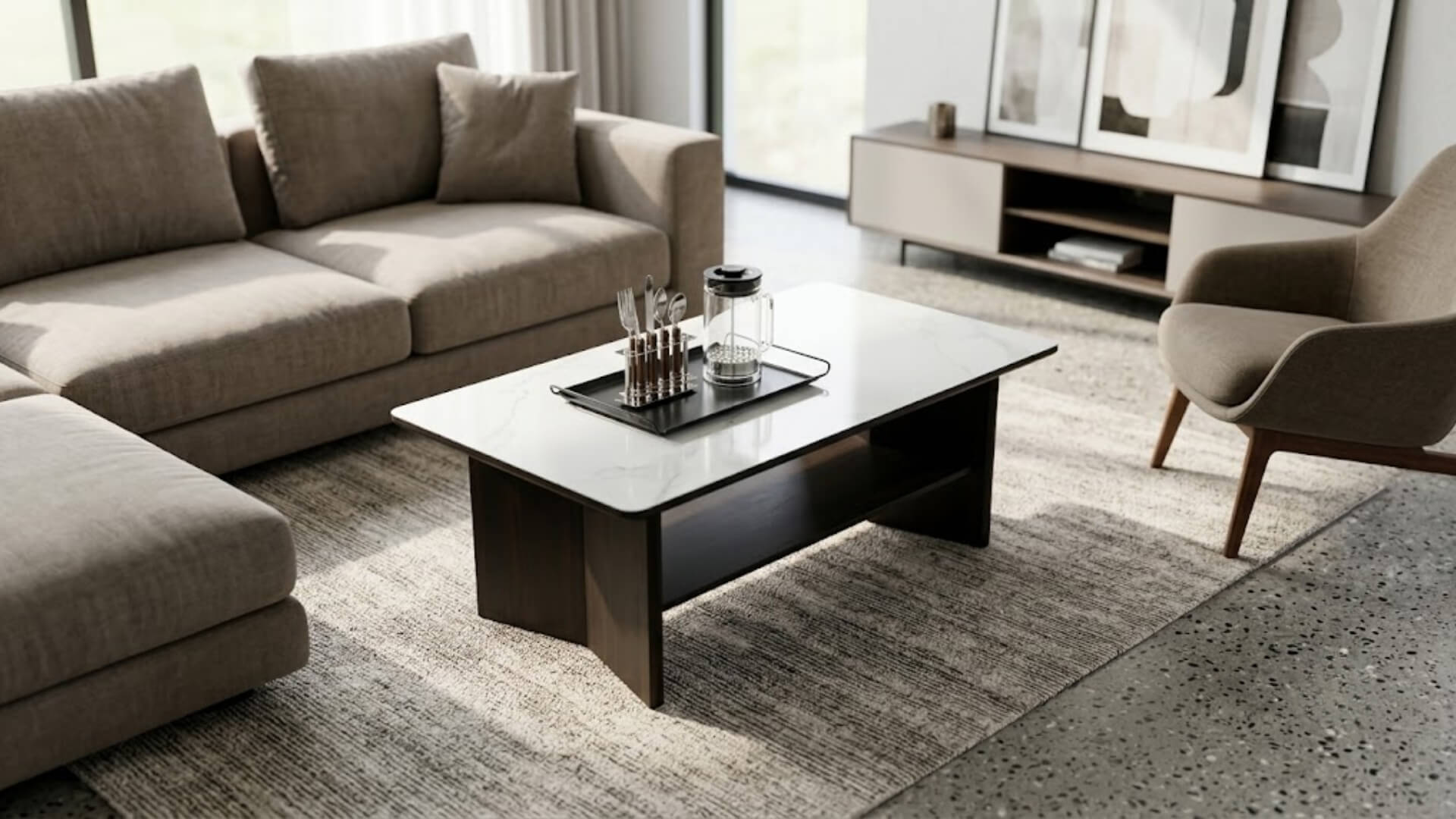 Sai lầm chỉ đo phòng mà không đo sofa và thảm
