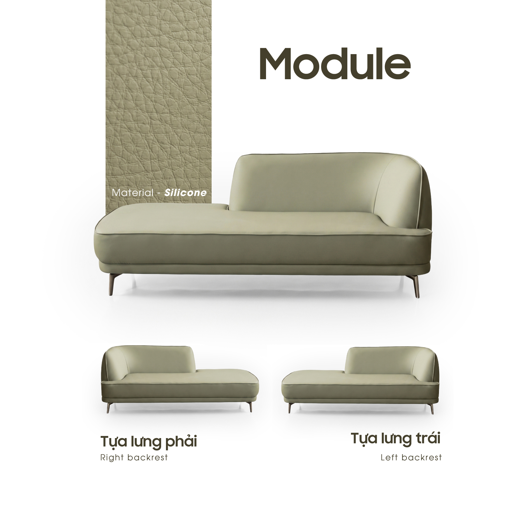 SOFA DA SILION - phòng khách - Jang In