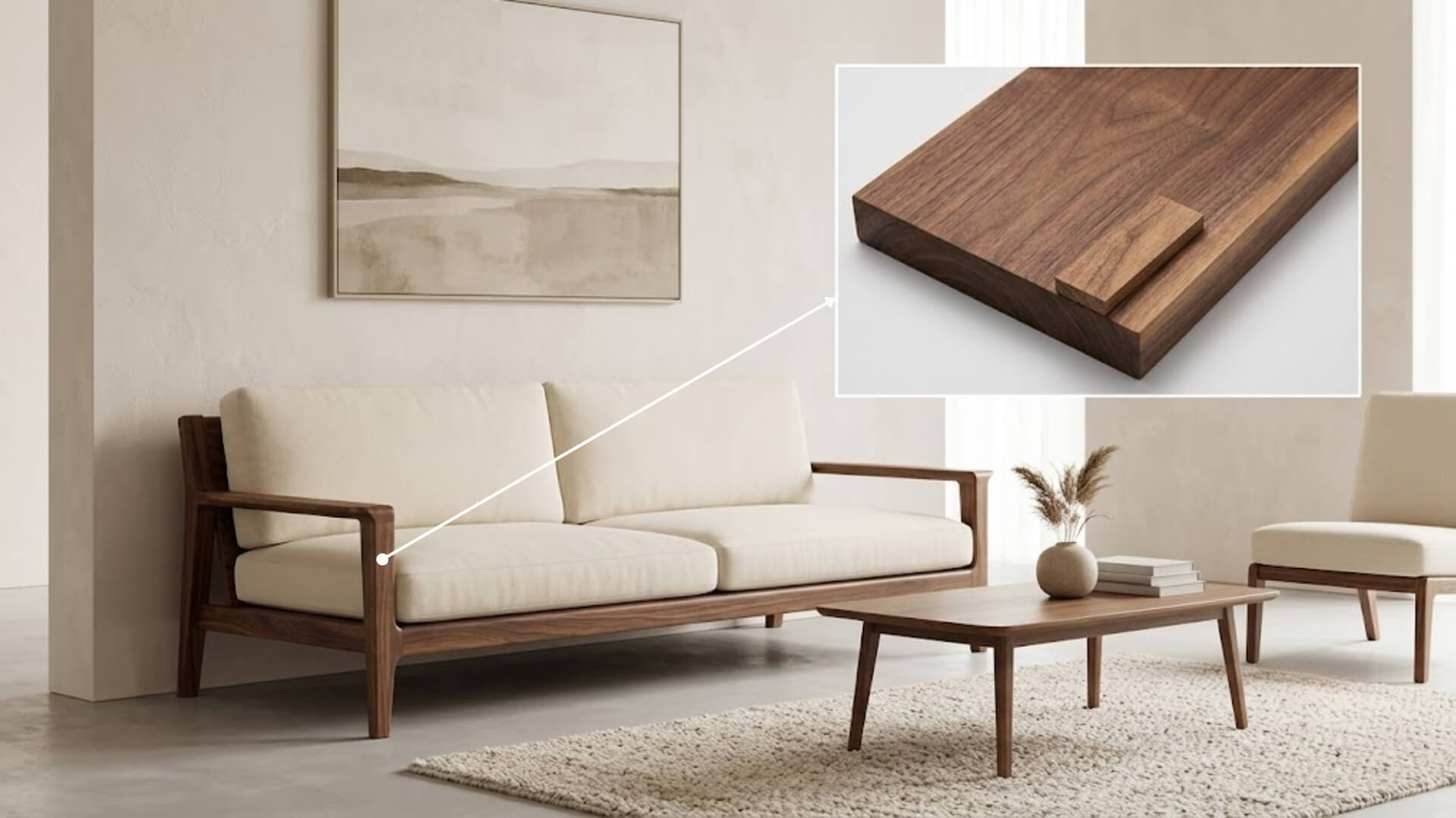 Sofa gỗ óc chó là gì?