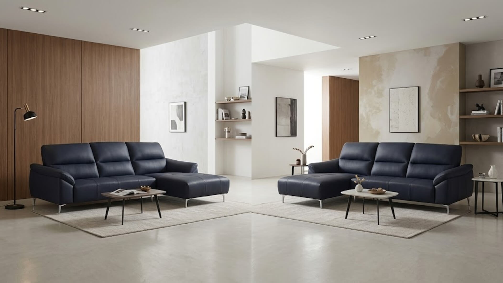 Sofa góc chữ L trái và chữ L phải