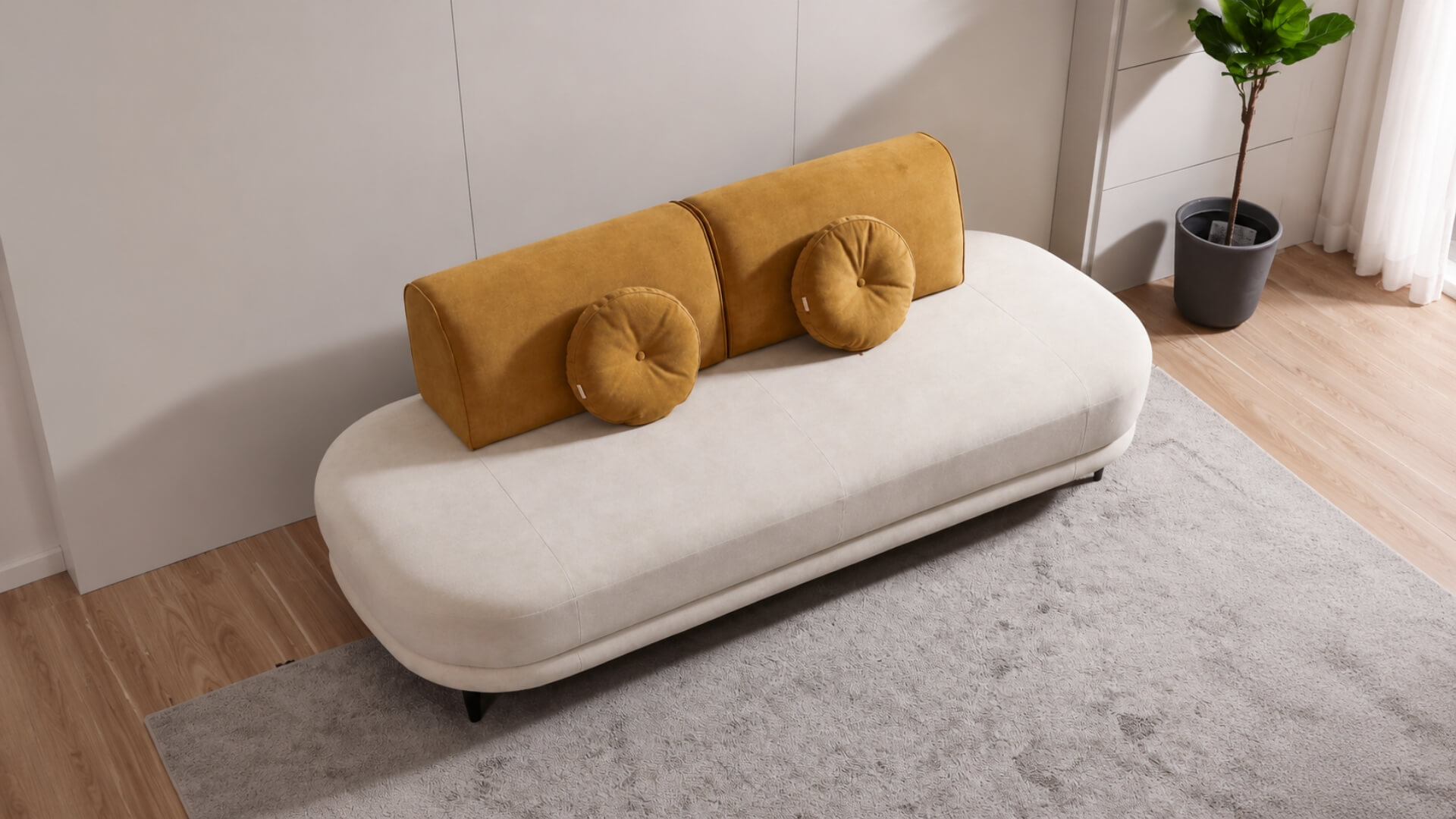 sofa phòng khách đơn giản ngày càng được yêu thích