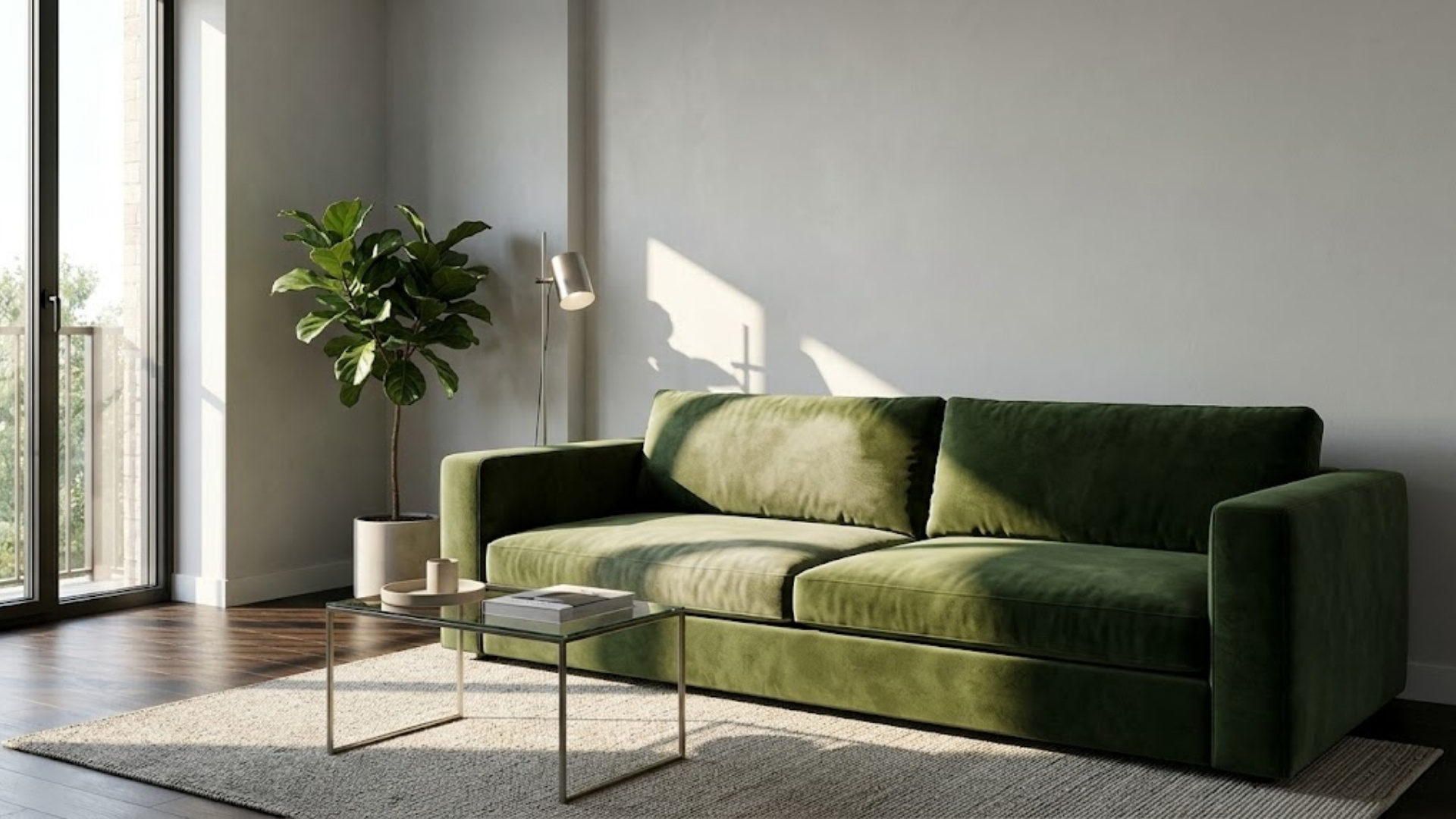 Sofa vải nỉ dễ phai màu khi tiếp xúc nắng trực tiếp
