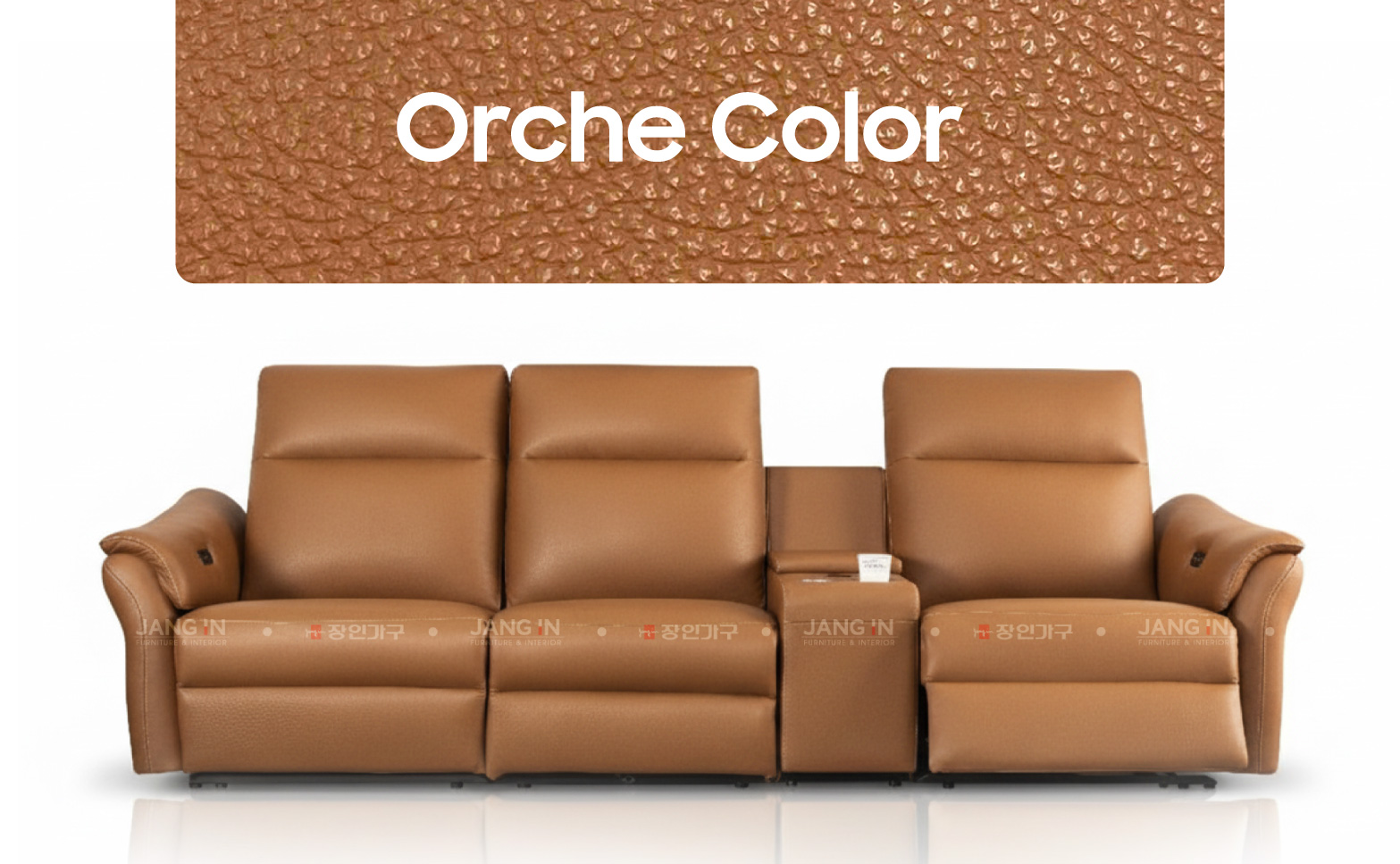 SOFA DA VIENNA TOBACCO - phòng khách - Jang In