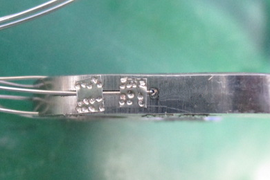 Example of Thermocouple Mounting on Metal Parts