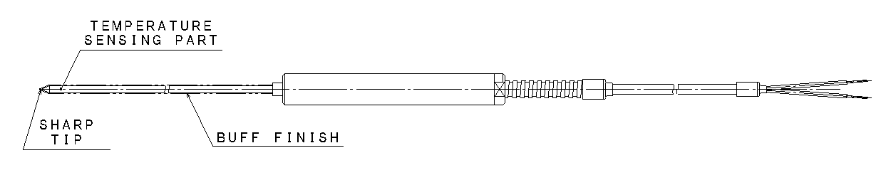 Product meat temperature sensor