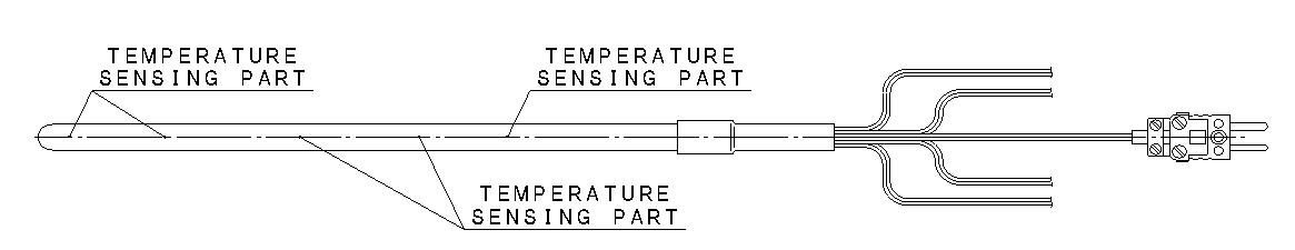 Temperature sensor for energy conservation management in refrigerated cases