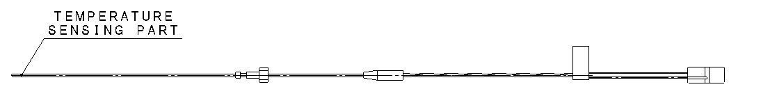 Product temperature sensor for fuel-cell (SOFC)