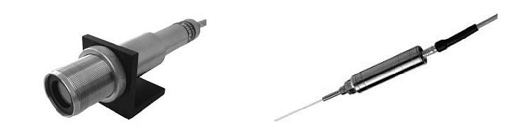  Thermometers dedicated to semiconductor equipment Series (Left) Lens type (Right) Light pipe type