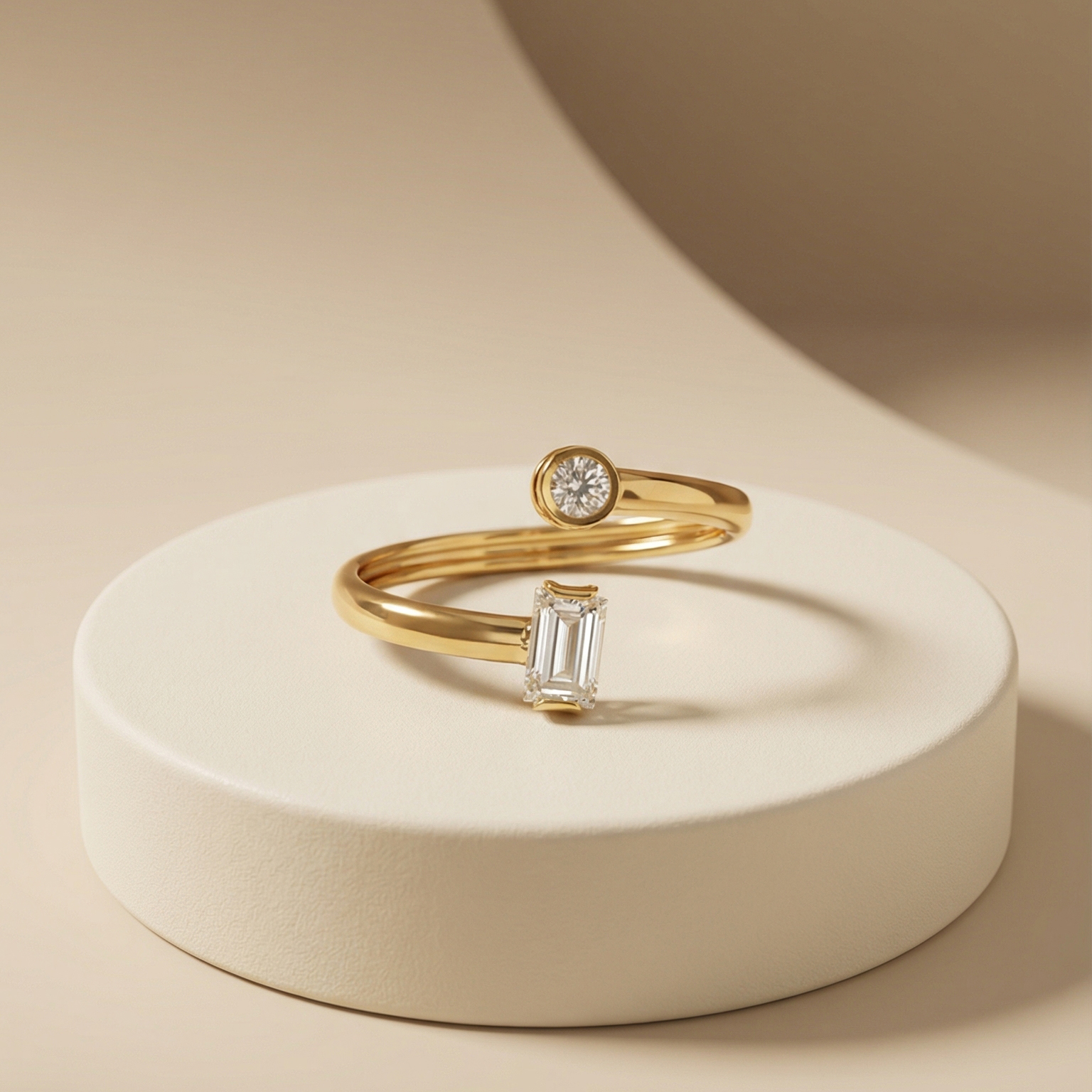 Nhẫn GF 14K thiết kế Harmony Bond BN JEWELRY