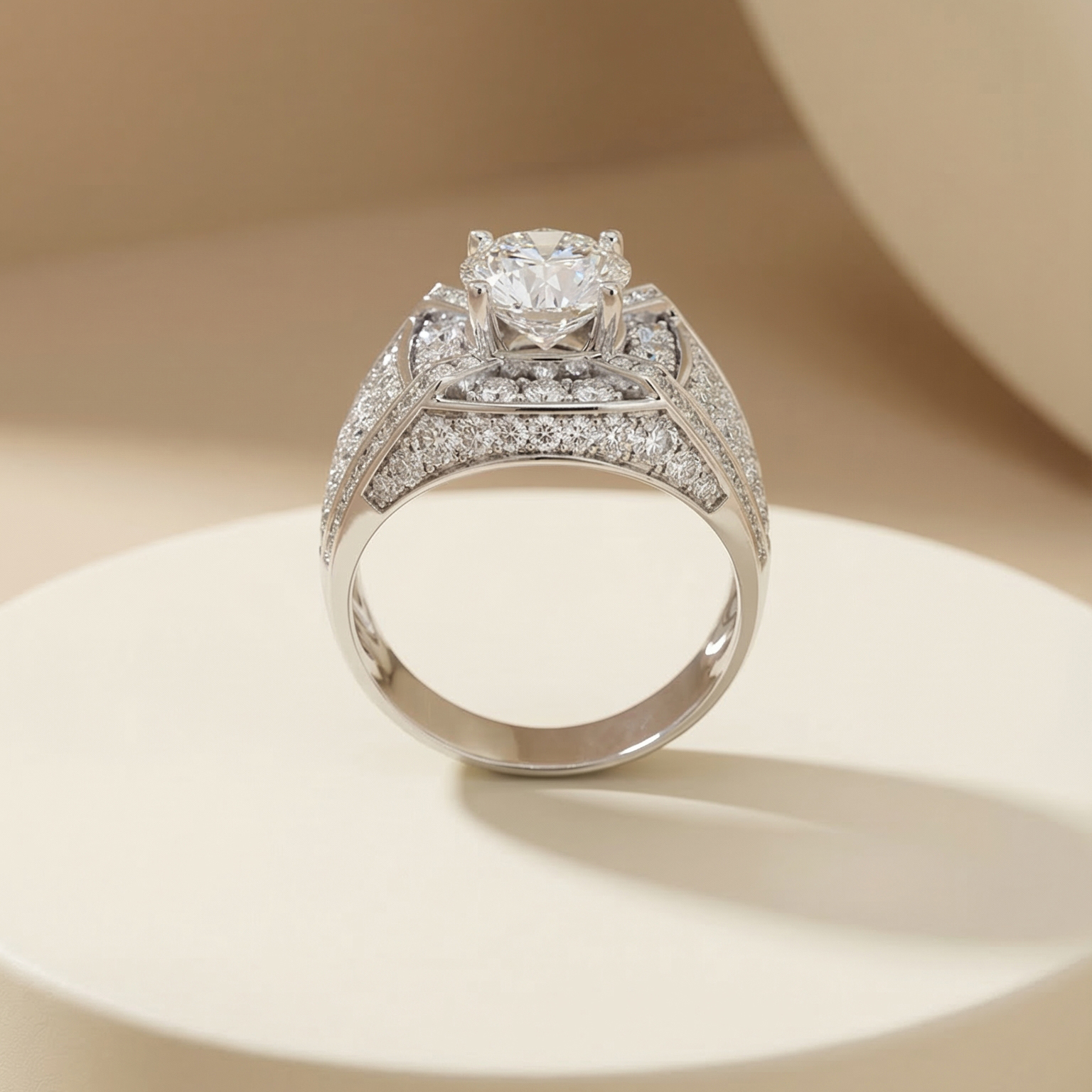 Nhẫn Platinum thiết kế Eidina BN JEWELRY