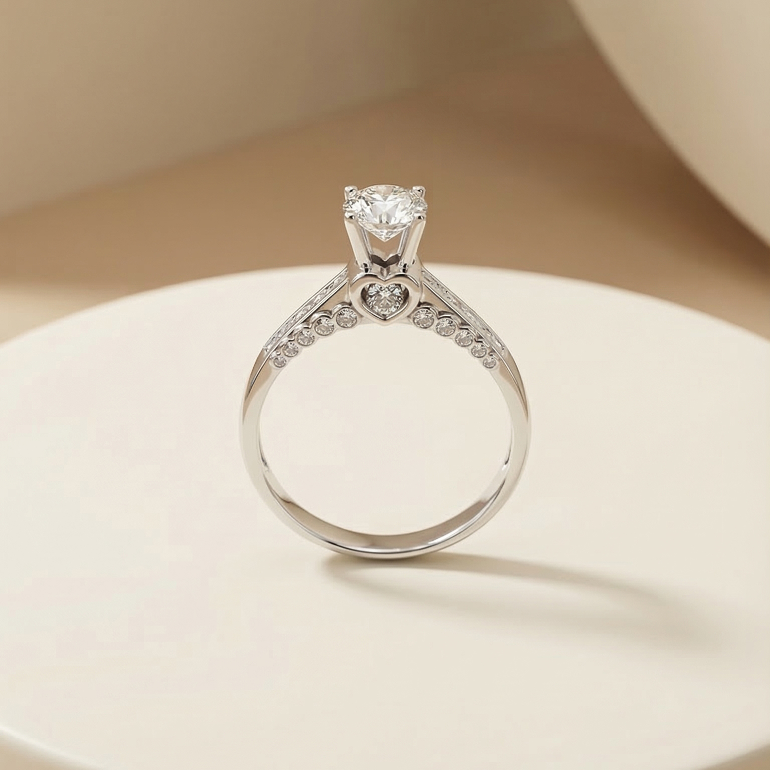 Nhẫn Platinum thiết kế Pave Frousy BN JEWELRY | 6.0 ly