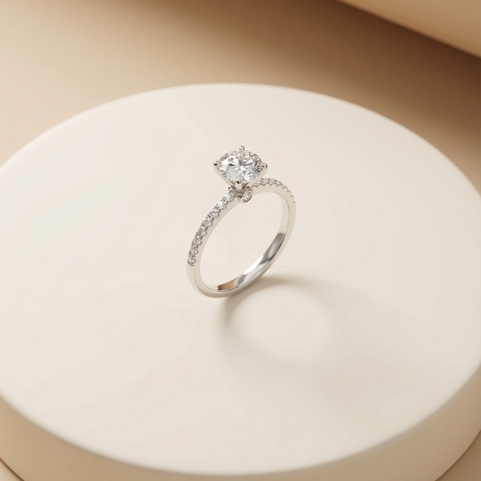 Nhẫn Platinum thiết kế Pavé Stella BN JEWELRY | 6.0 ly