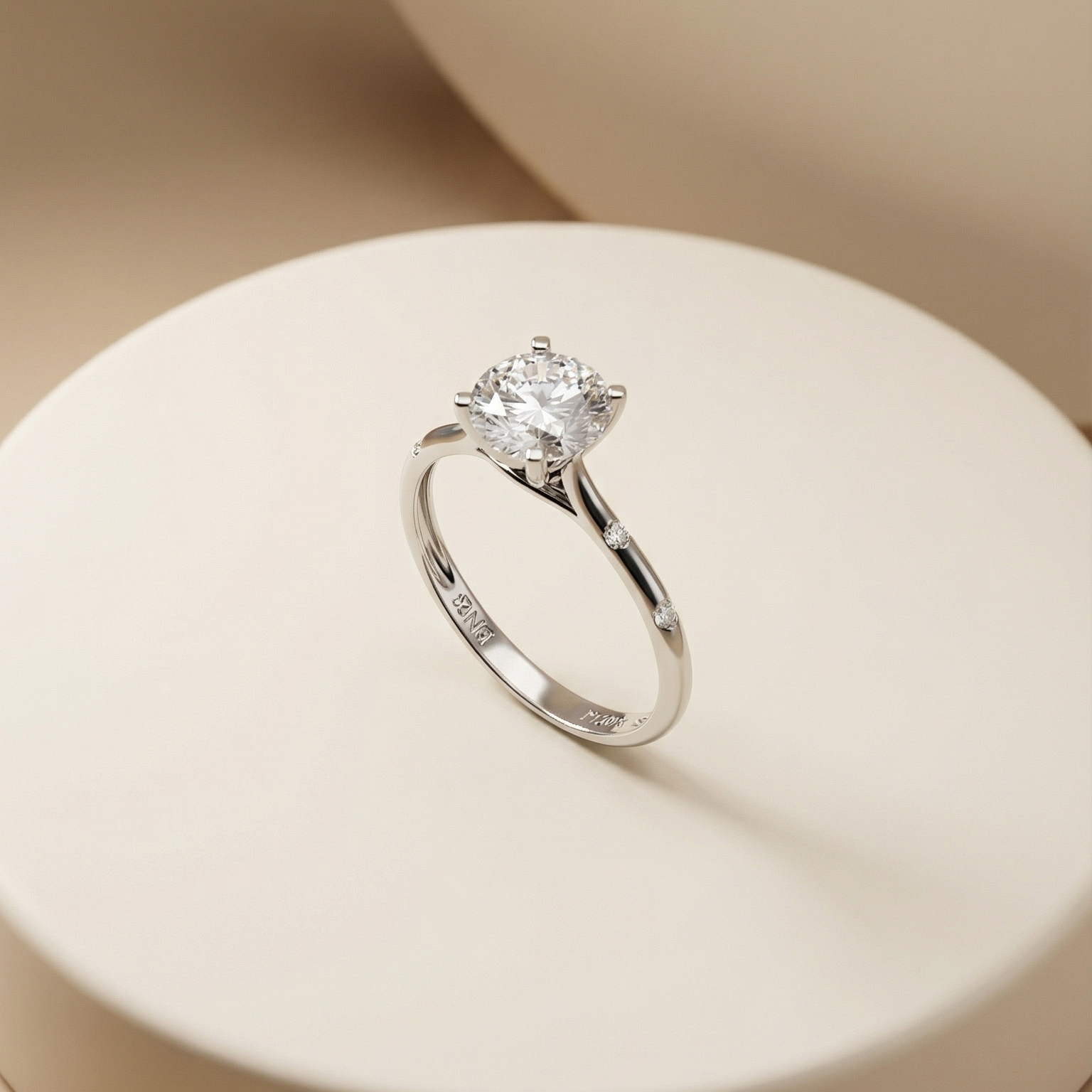 Nhẫn Platinum thiết kế The First Light BN JEWELRY | 6.5 Ly